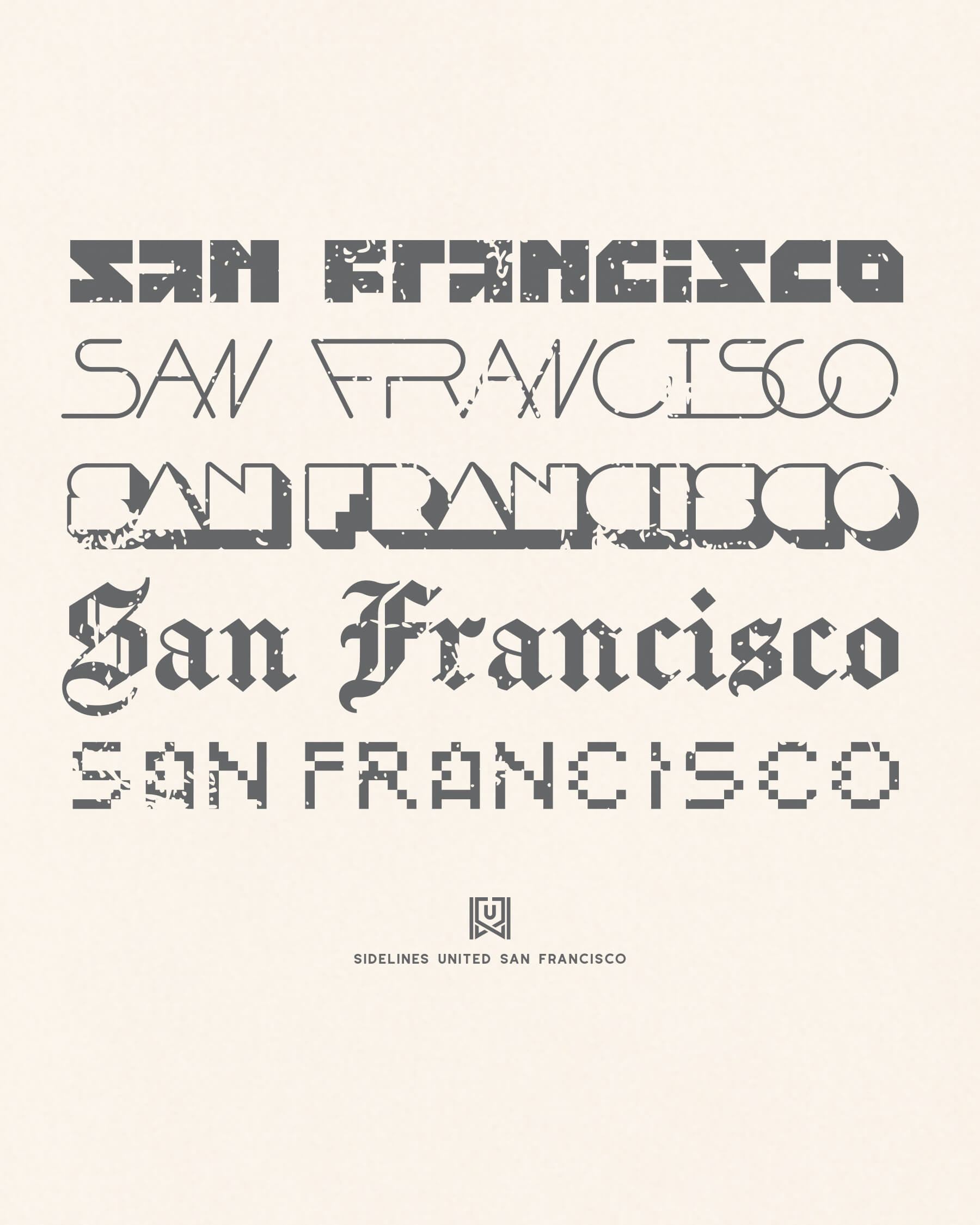 SF Not Your Type Vintage White Tee