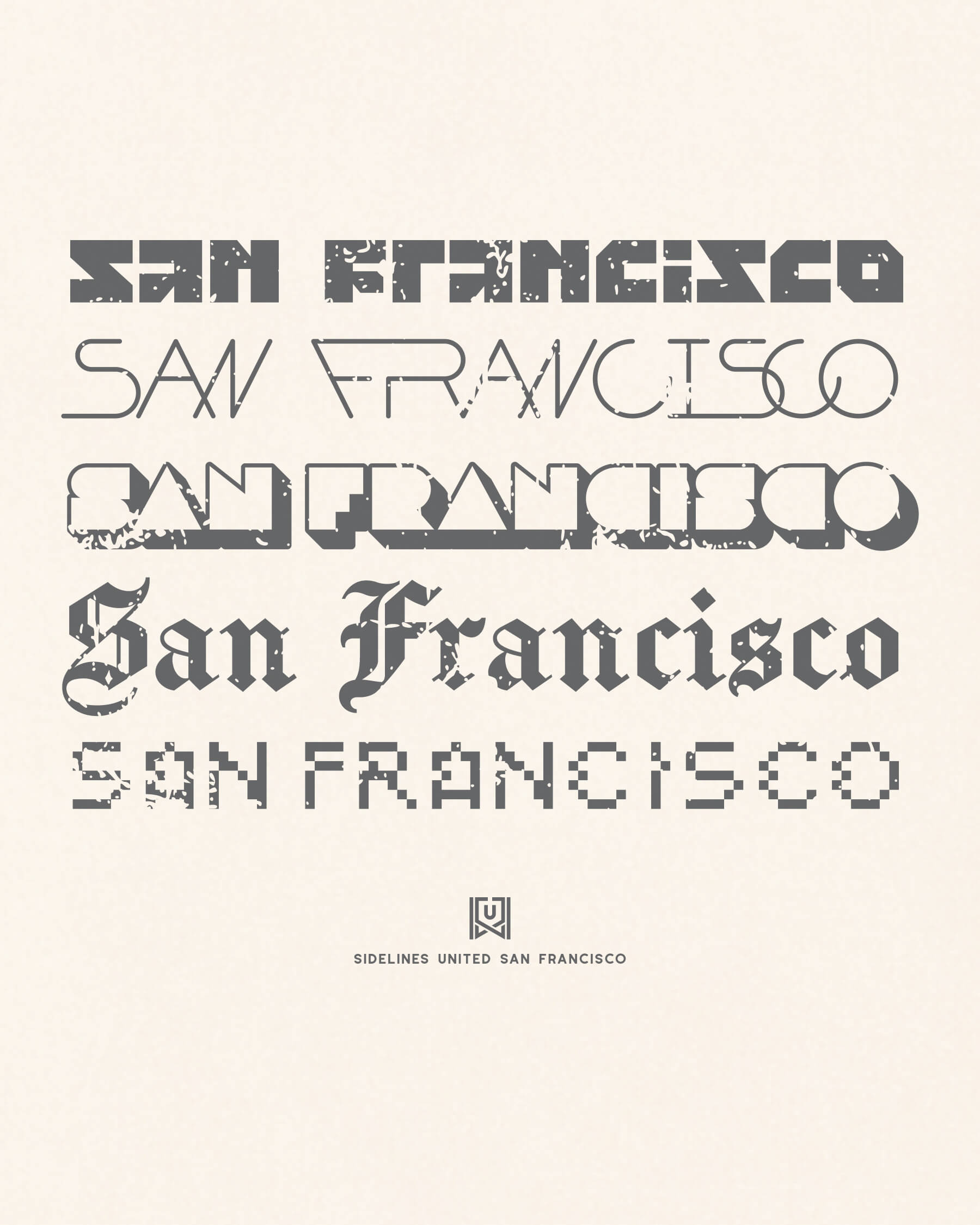 SF Not Your Type Tee - Vintage White - Zoom