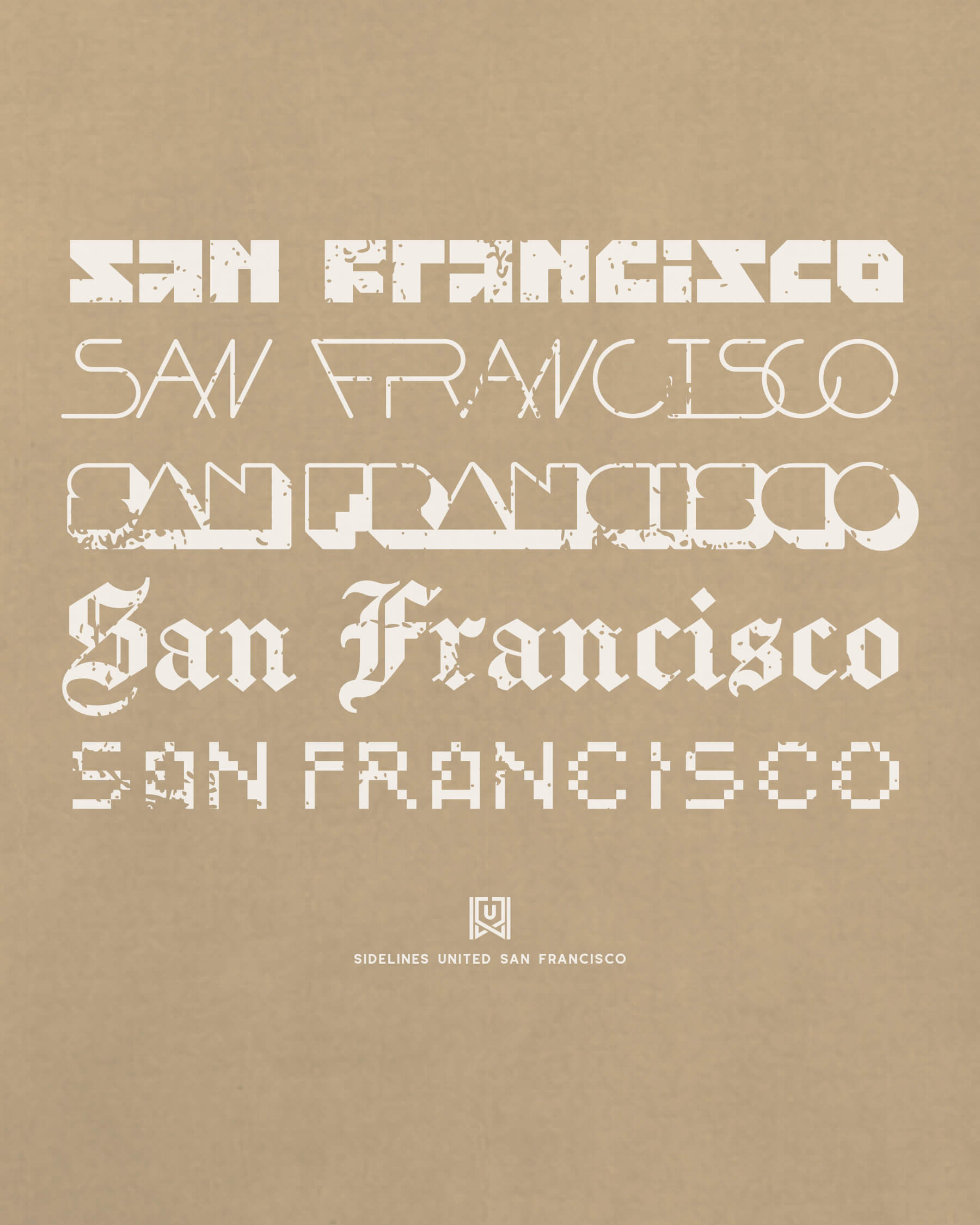 SF Not Your Type Khaki Tee