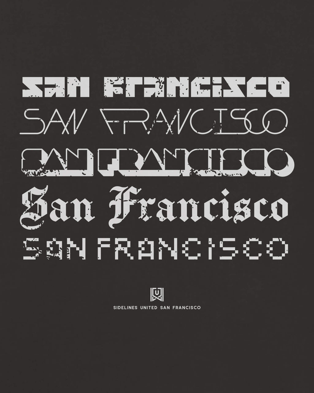 SF Not Your Type Black Tee