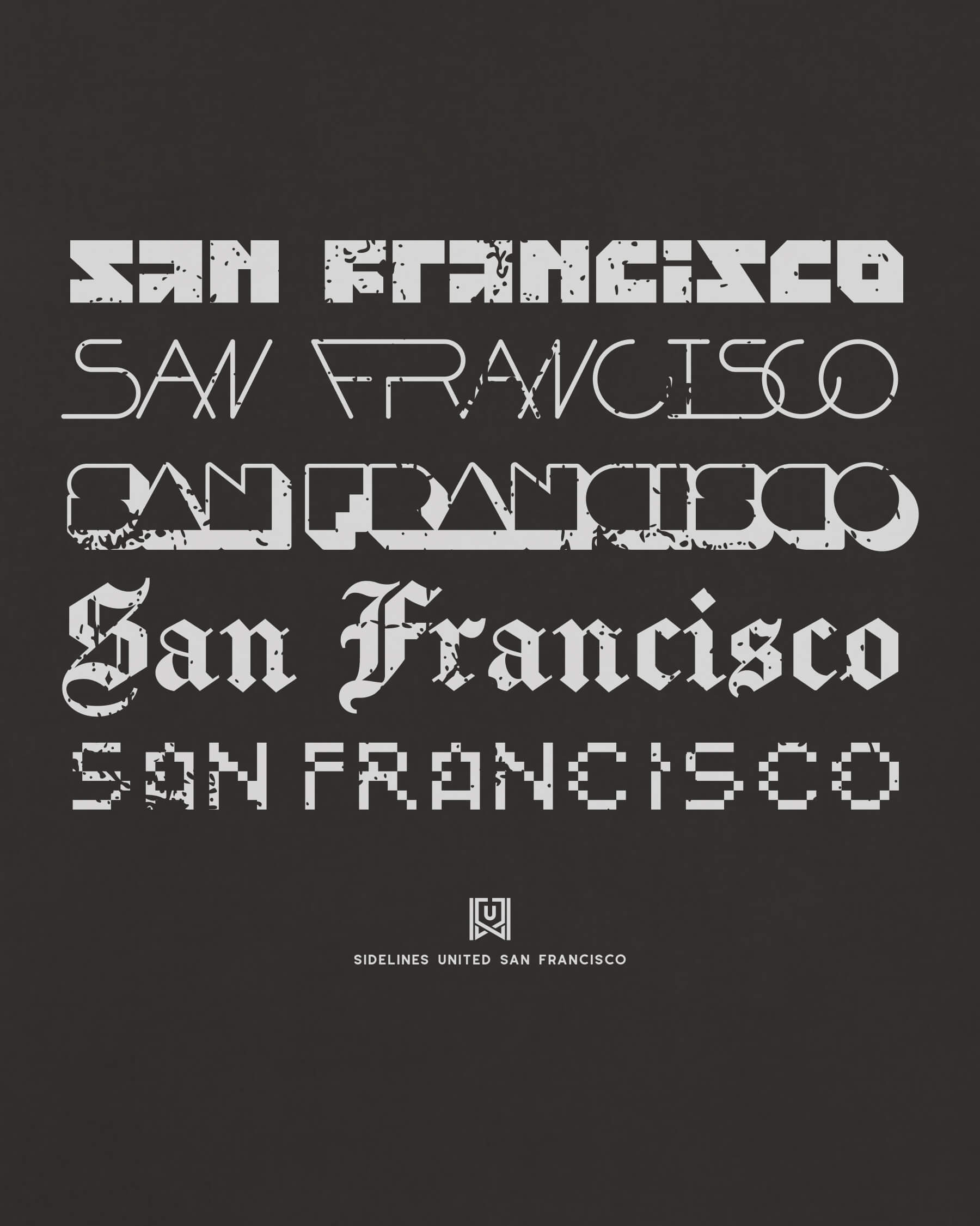 SF Not Your Type Black Tee
