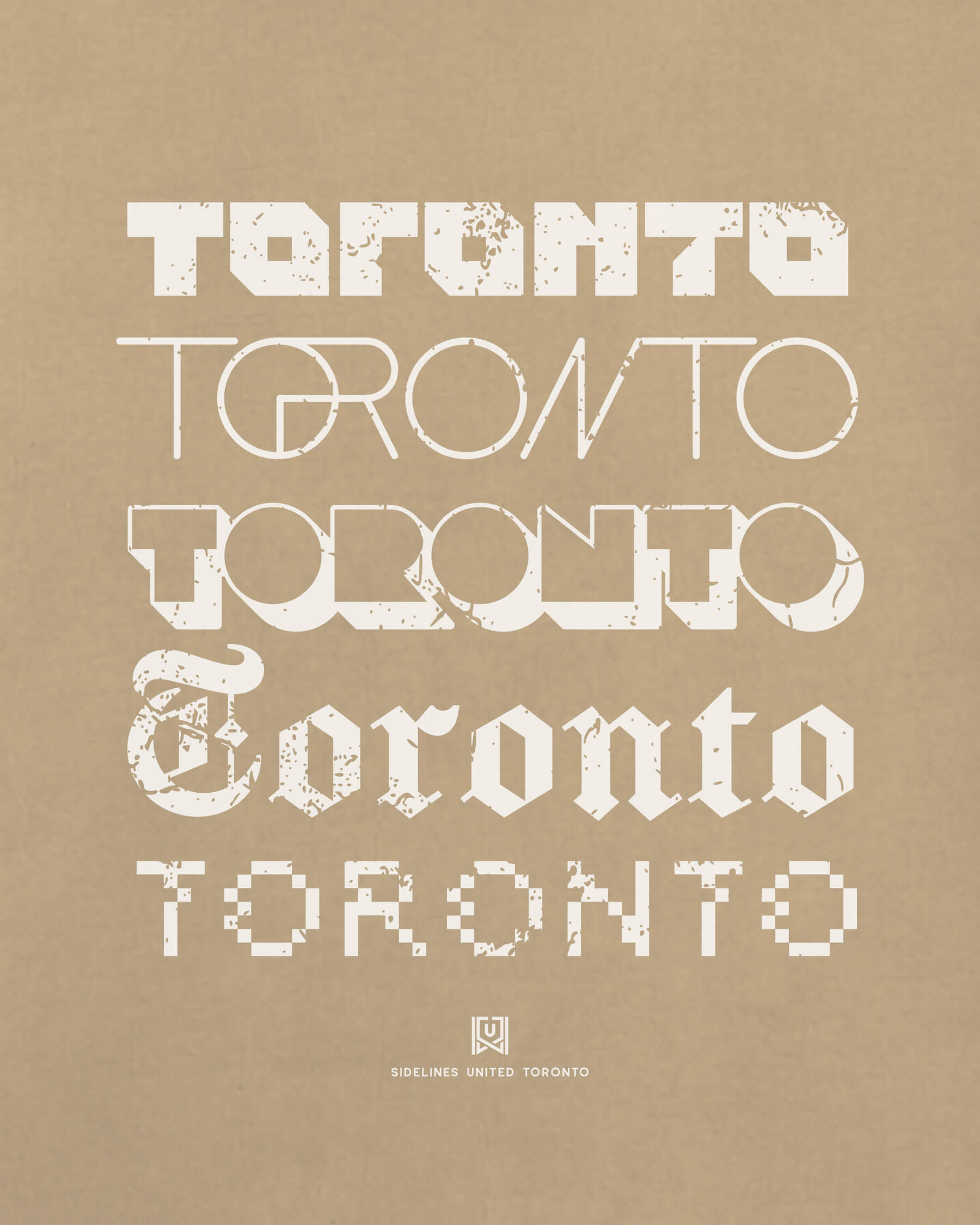 Toronto Not Your Type Khaki Tee