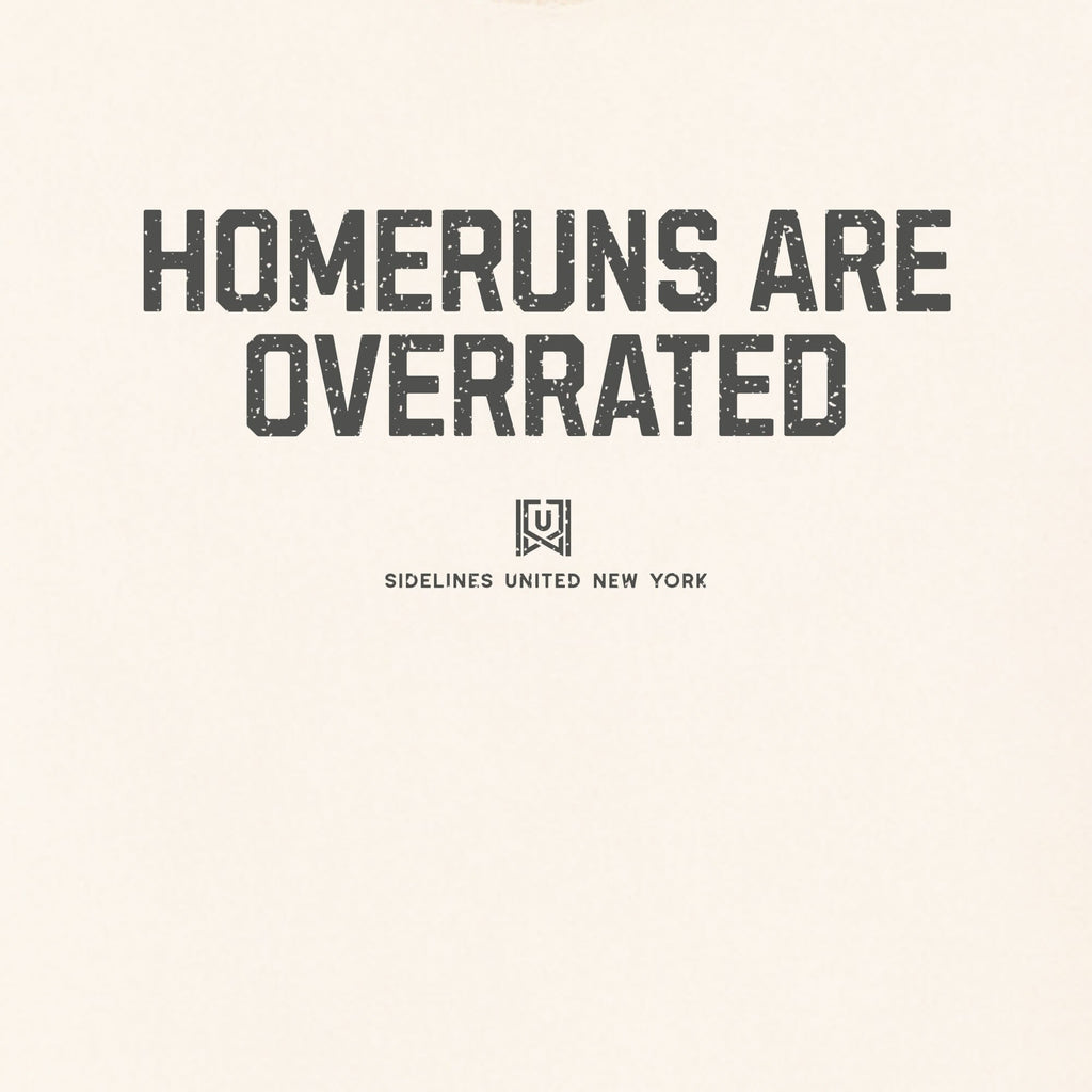 NY Overrated HR Vintage White Tee