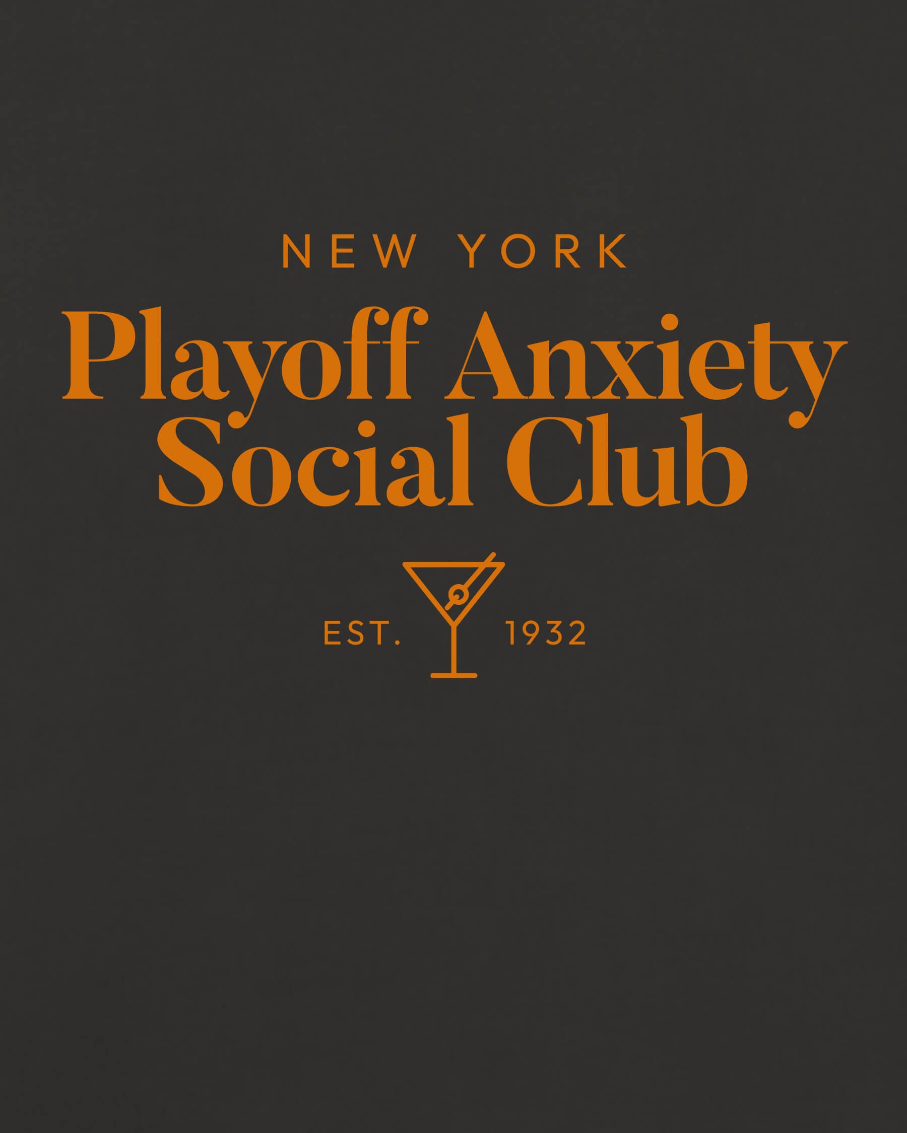Playoff Anxiety Classy All Sports New York Team On Washed Black zoom
