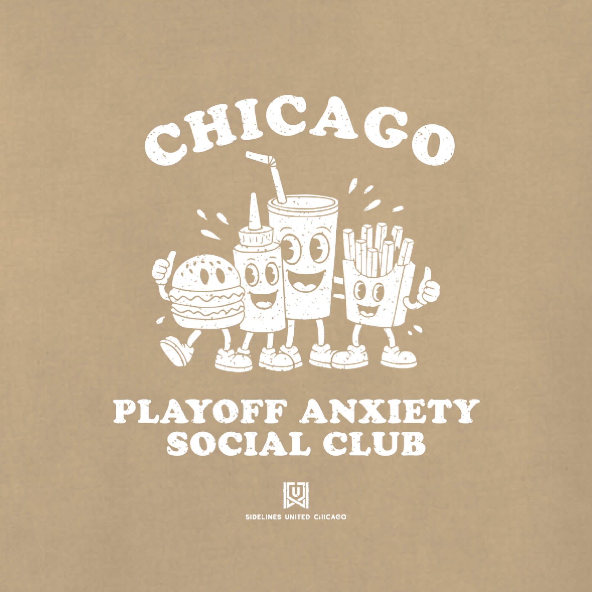 CHI Playoffs Khaki Tee