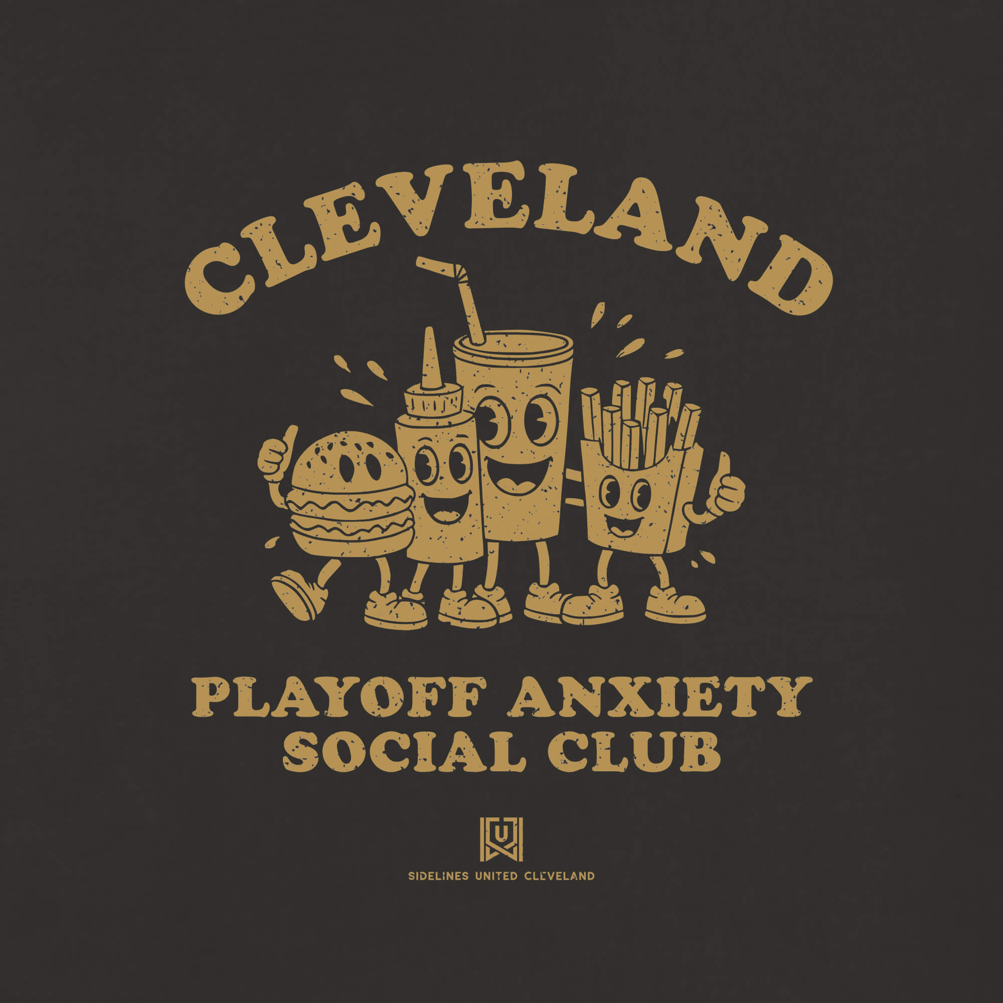 CLE Playoffs Black Tee