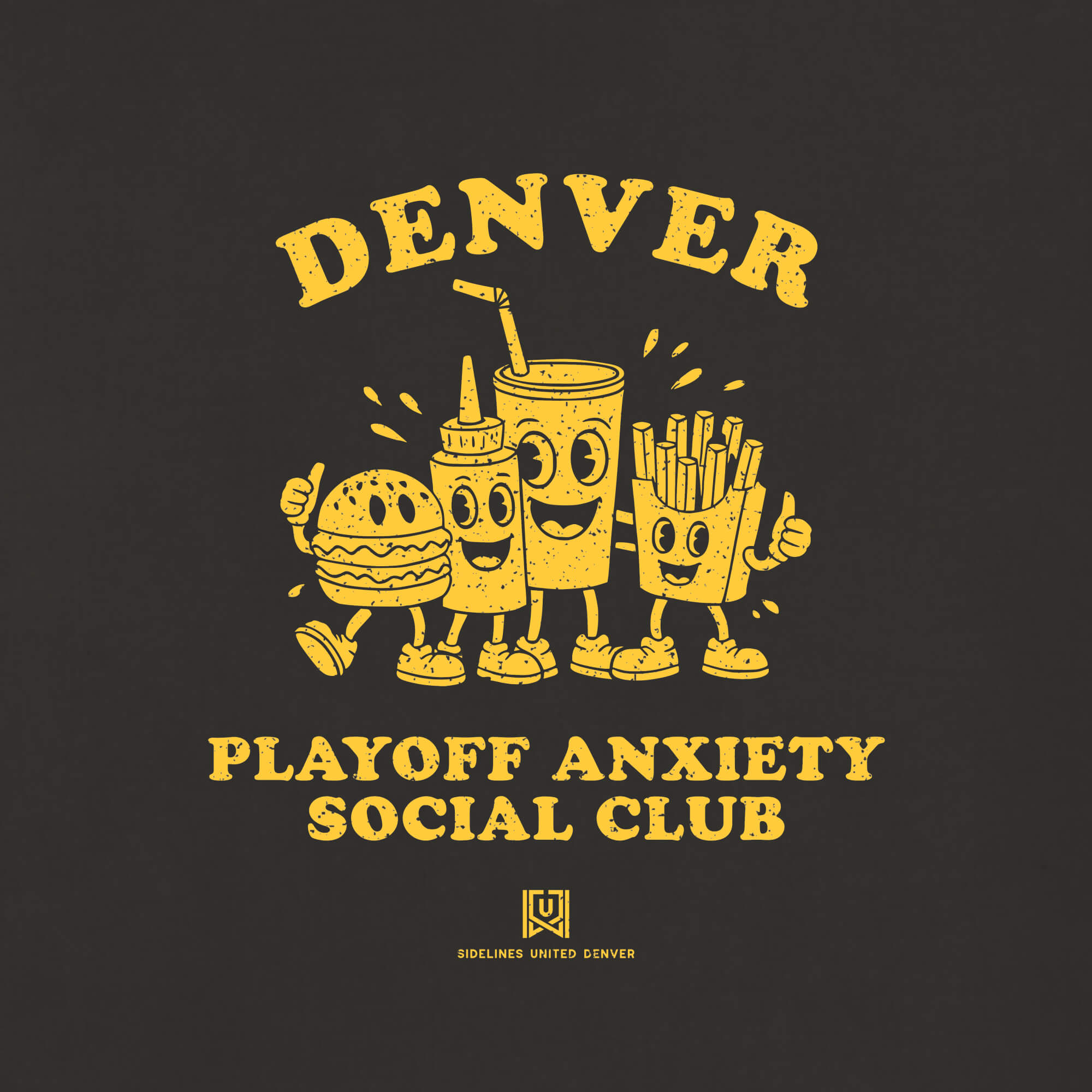 DEN Playoffs Black Tee