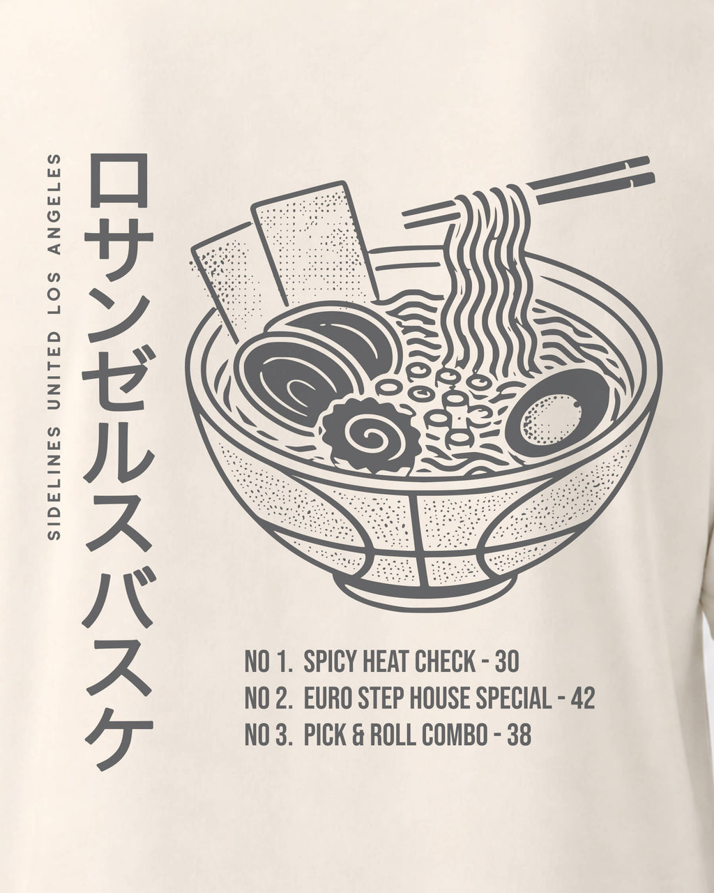 LA Ramen Tee - Vintage White - Zoom