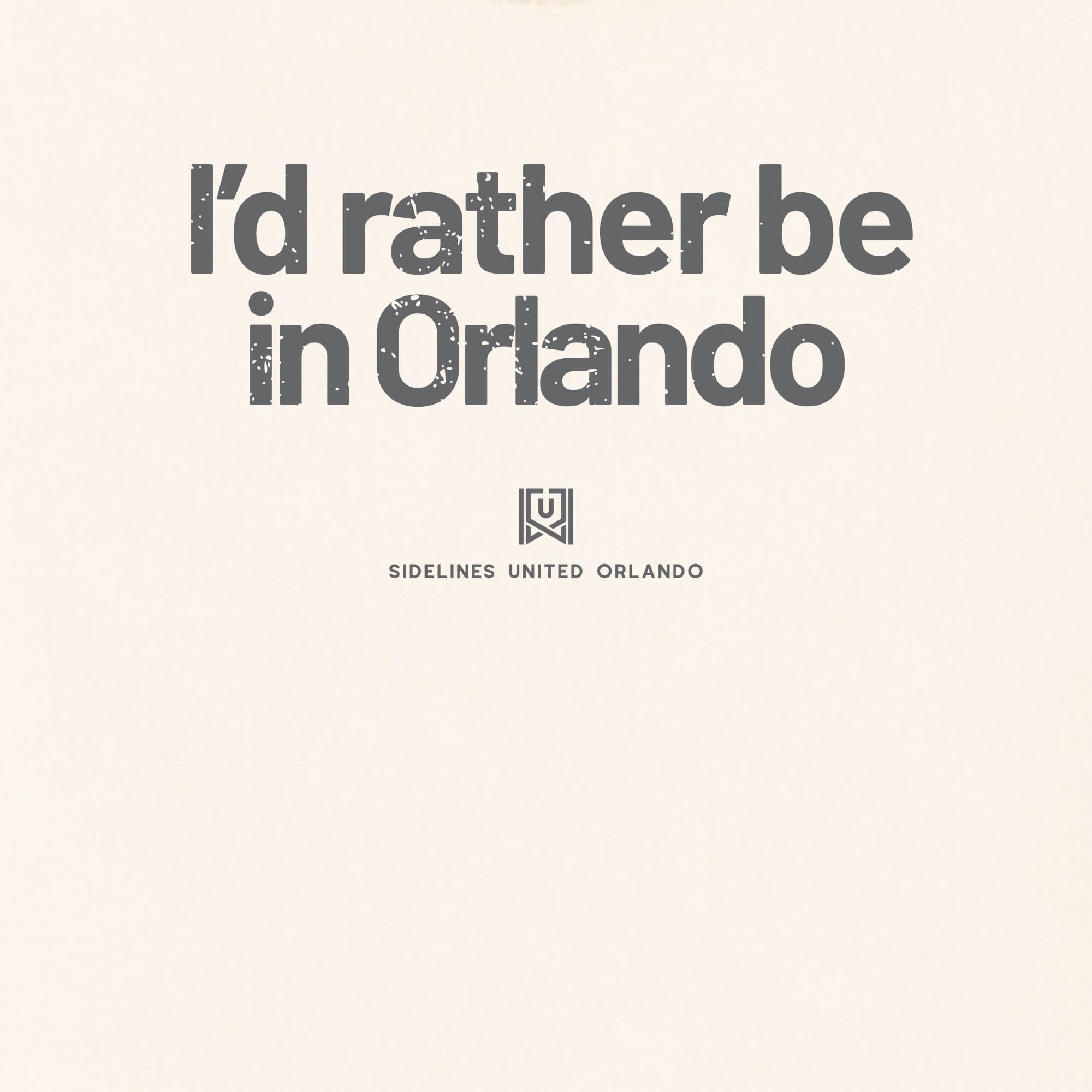 ORL Rather Be Vintage White Tee