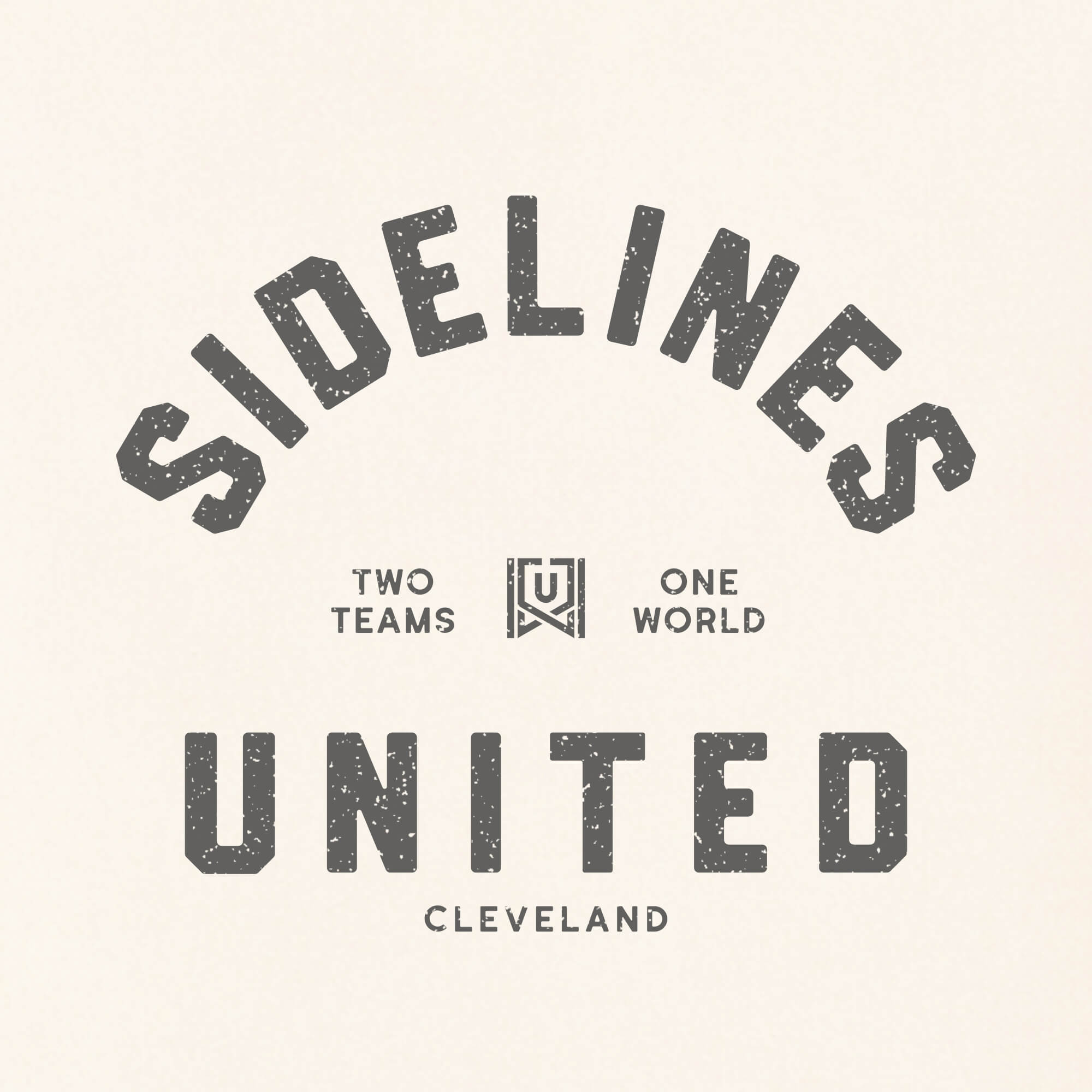 CLE Sidelines United Vintage White Tee