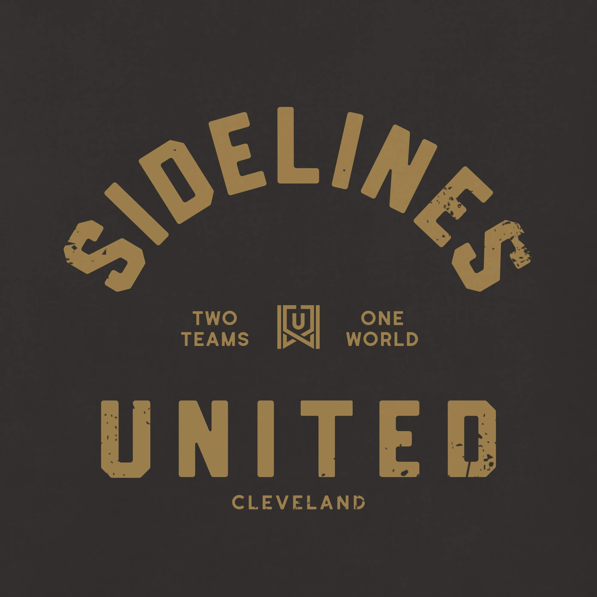 CLE Sidelines United Black Tee