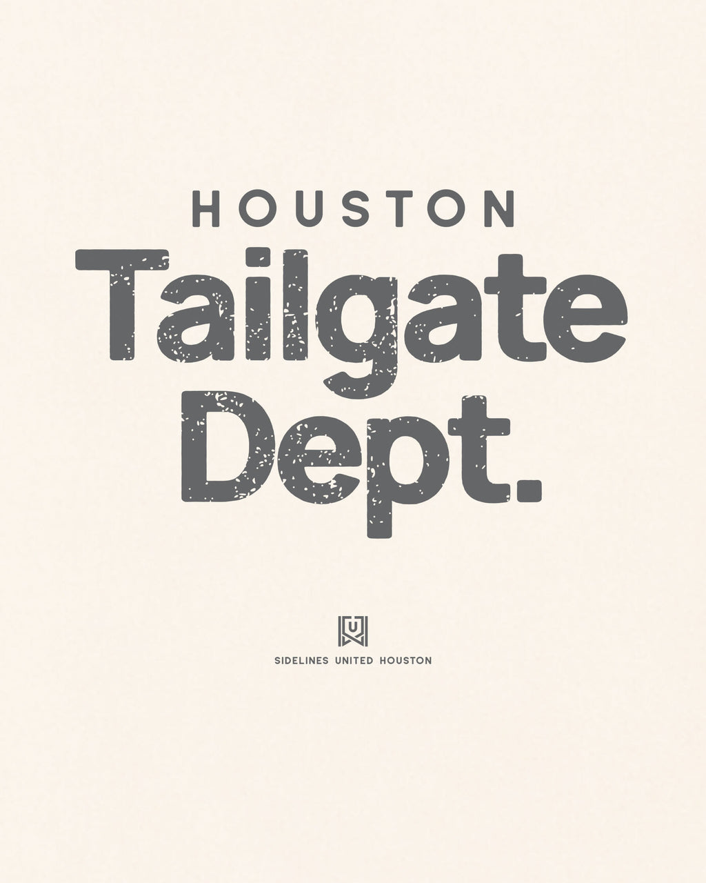 HOU Tailgate Dept Tee - Vintage White - Zoom
