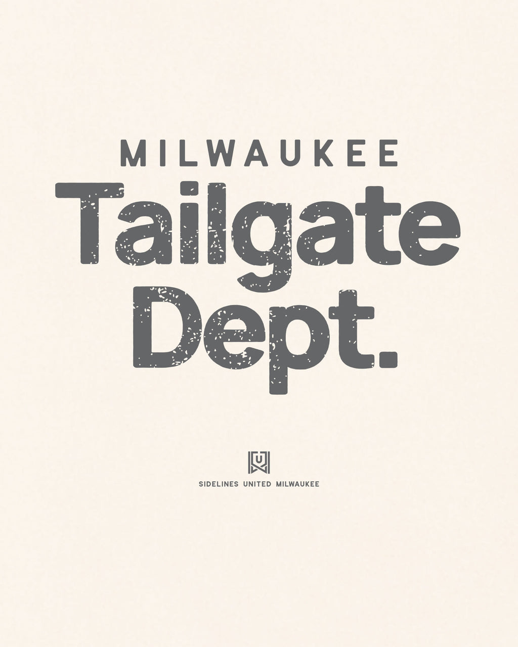 MKE Tailgate Dept Tee - Vintage White - Zoom
