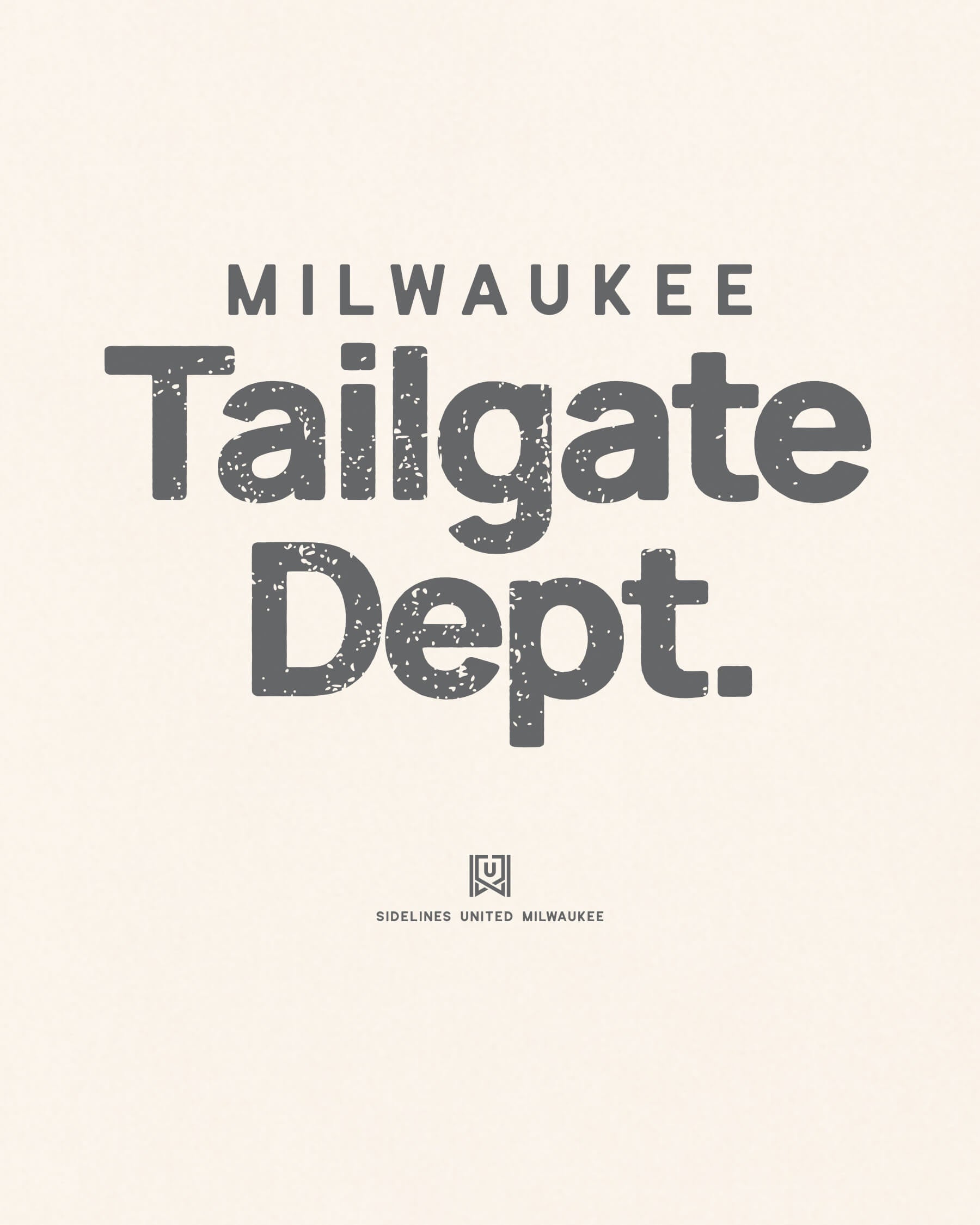 MKE Tailgate Dept Tee - Vintage White - Zoom