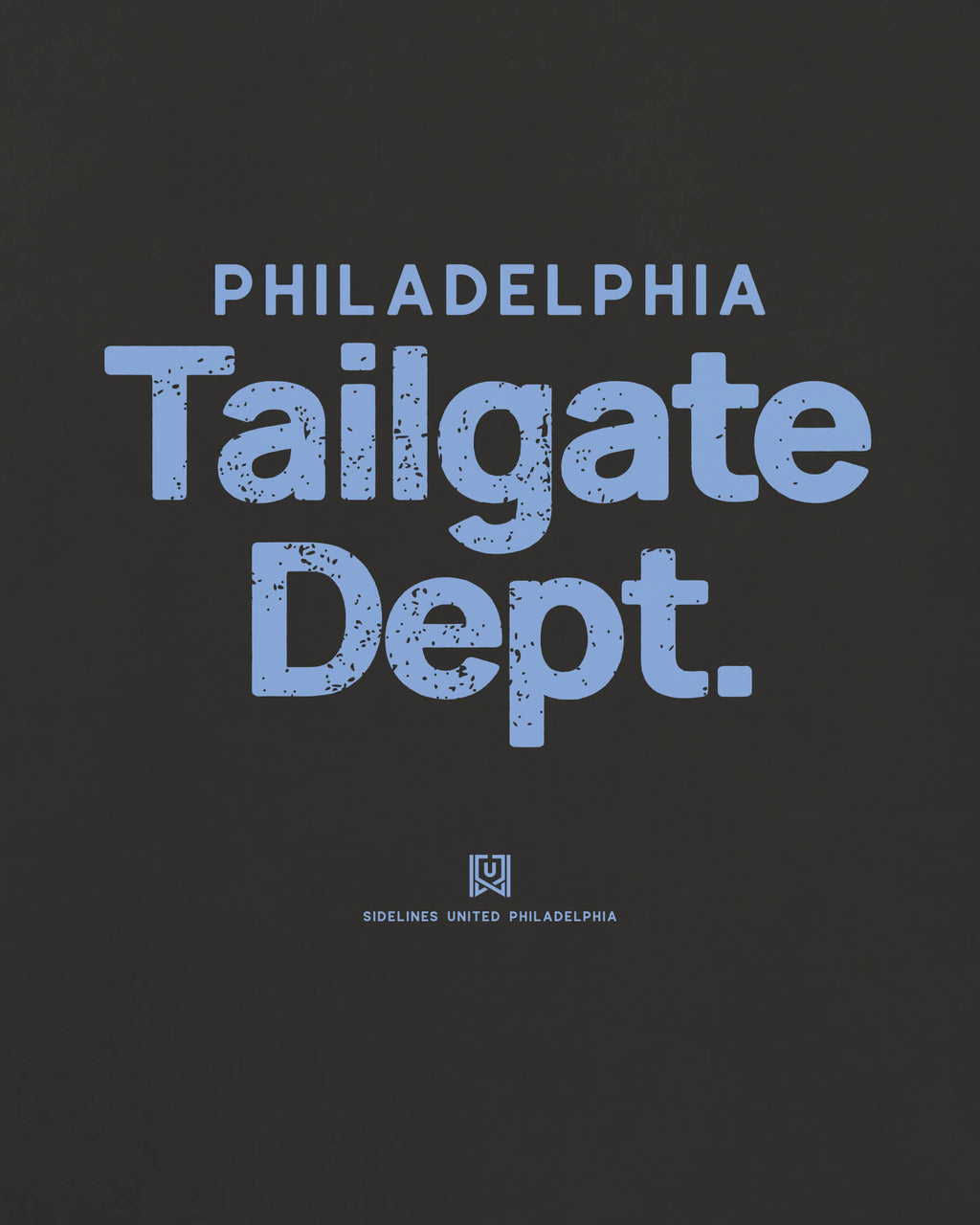 Philly Tailgate Dept Tee - Washed Black / Blue - Zoom