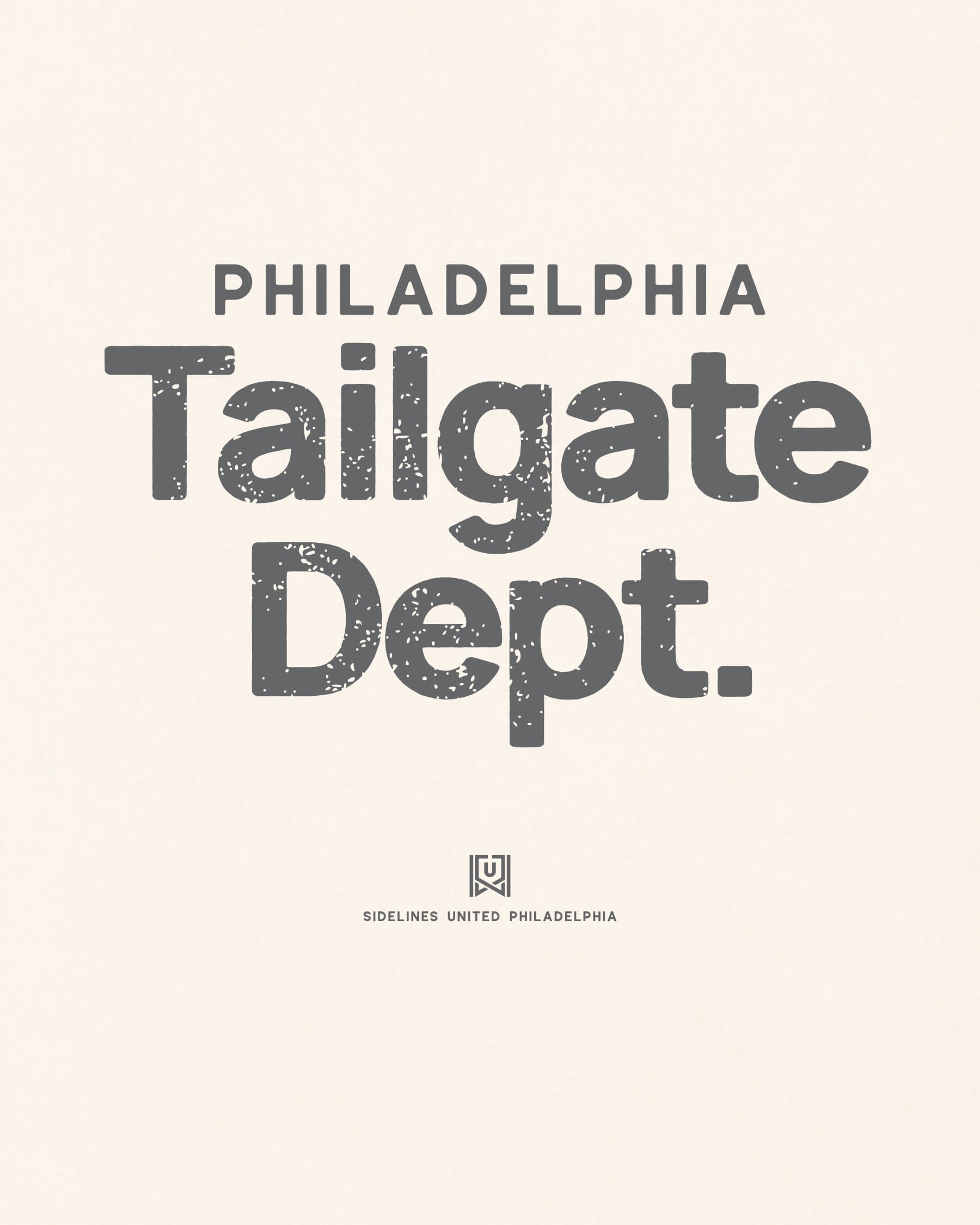Philly Tailgate Dept Tee - Vintage White - Zoom