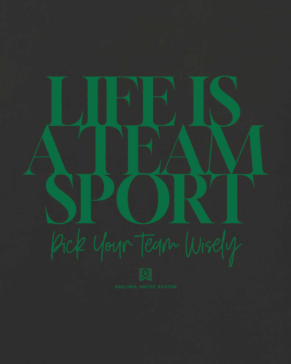 BOS Team Sport Life Black Tee