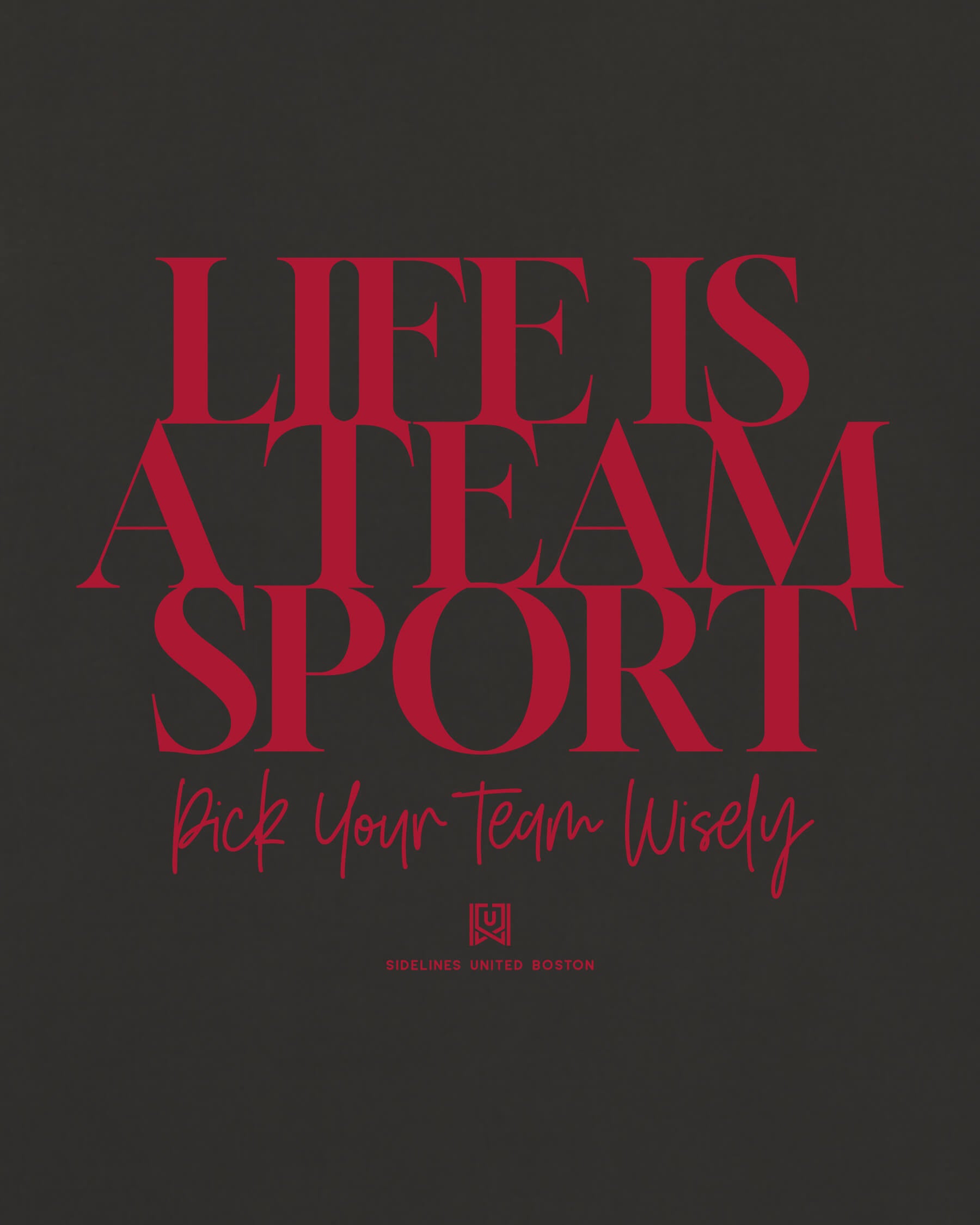 BOS Team Sport Life Black Tee