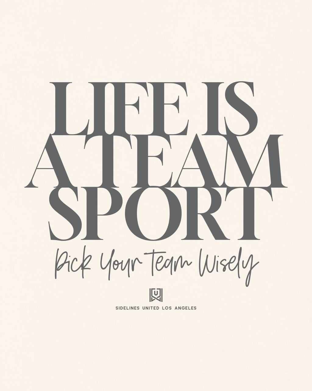 LA Team Sport Life Vintage White Tee