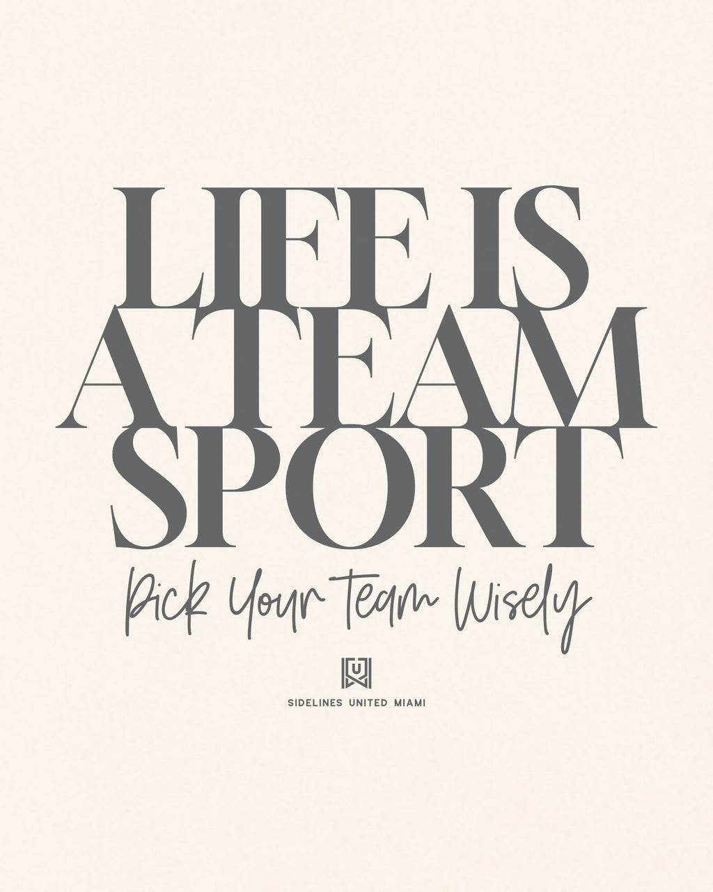 MIA Team Sport Life Vintage White Tee