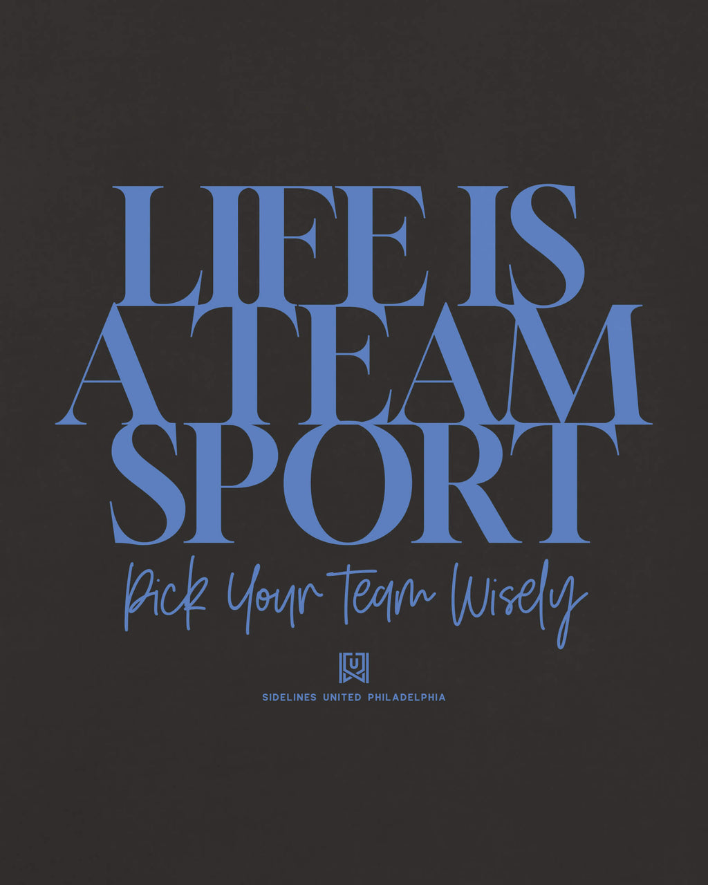 Philly Team Sport Life Black Tee