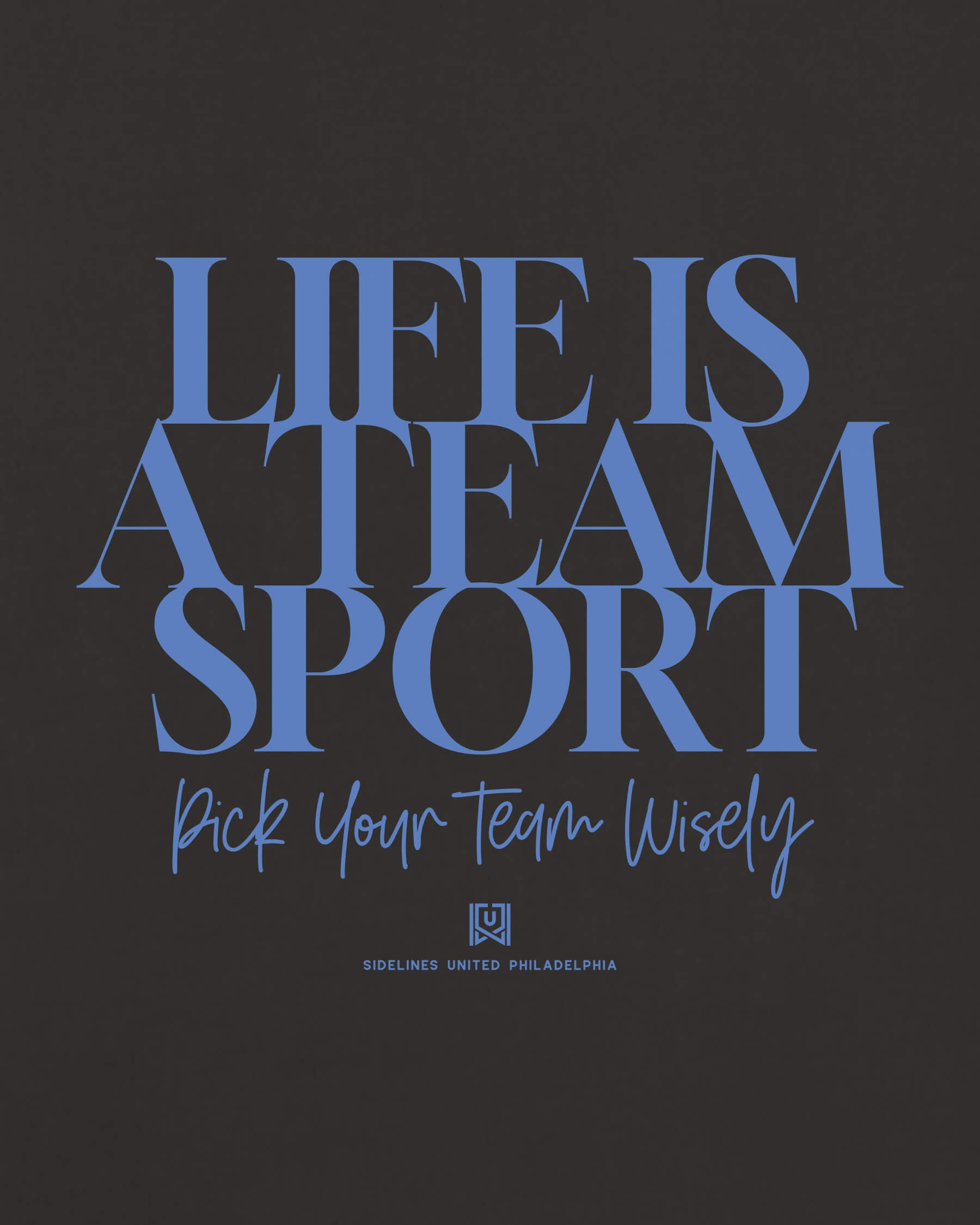 Philly Team Sport Life Black Tee