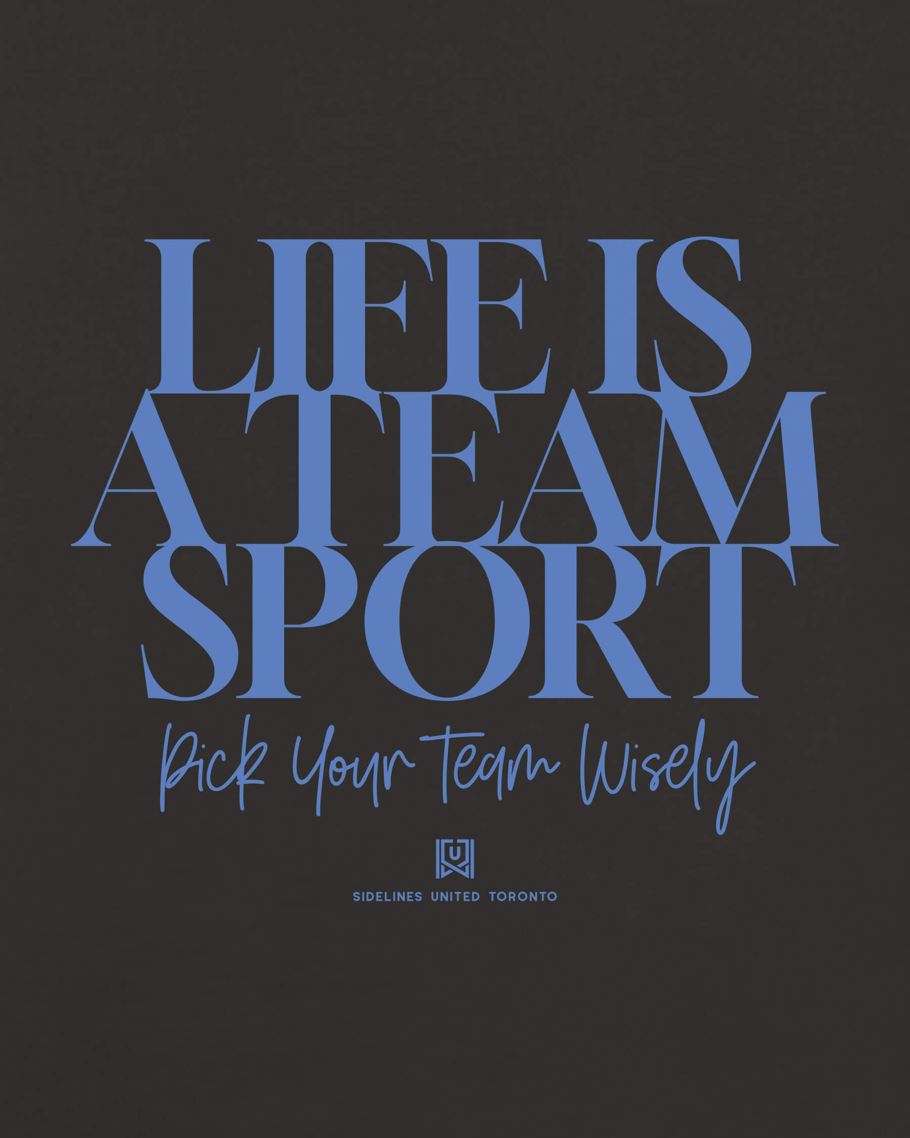 Toronto Team Sport Life Black Tee