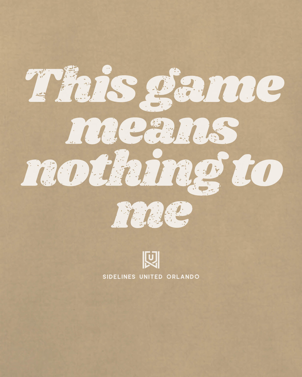 Orlando This Game Tee - Khaki - Zoom