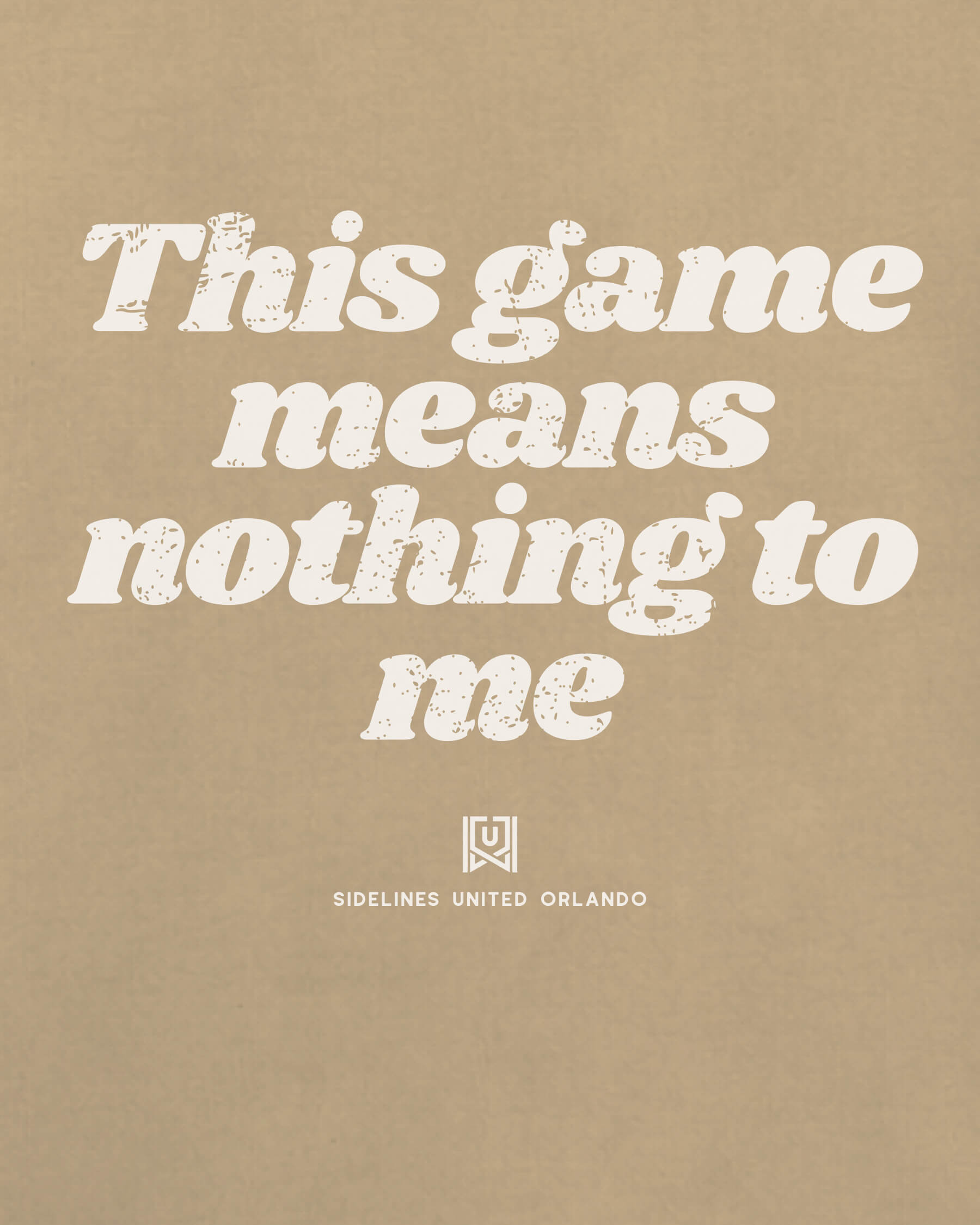 Orlando This Game Tee - Khaki - Zoom