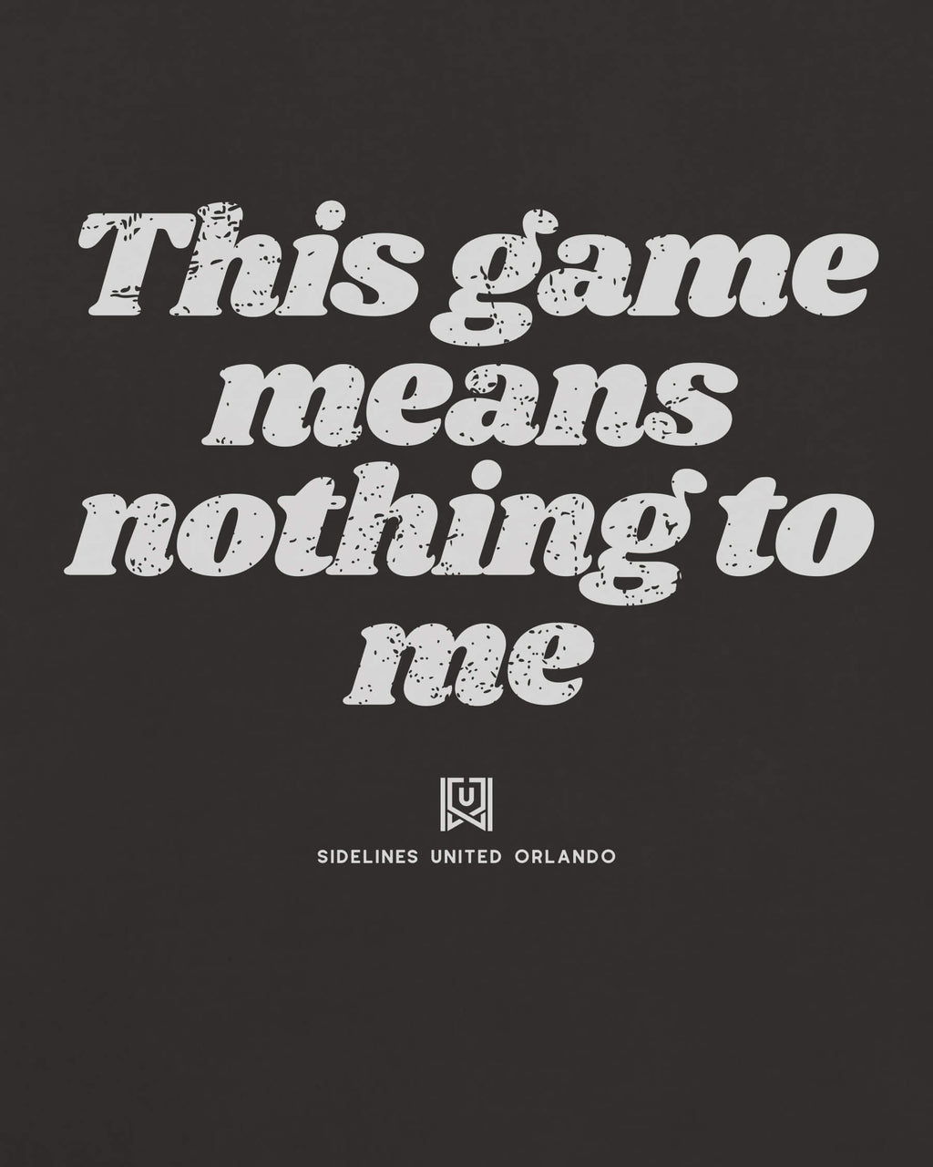 Orlando This Game Tee - Washed Black / White - Zoom