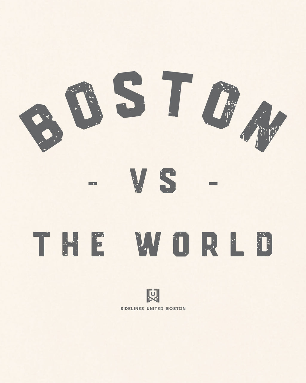 BOS VS the World Classic Tee - Vintage White - Zoom