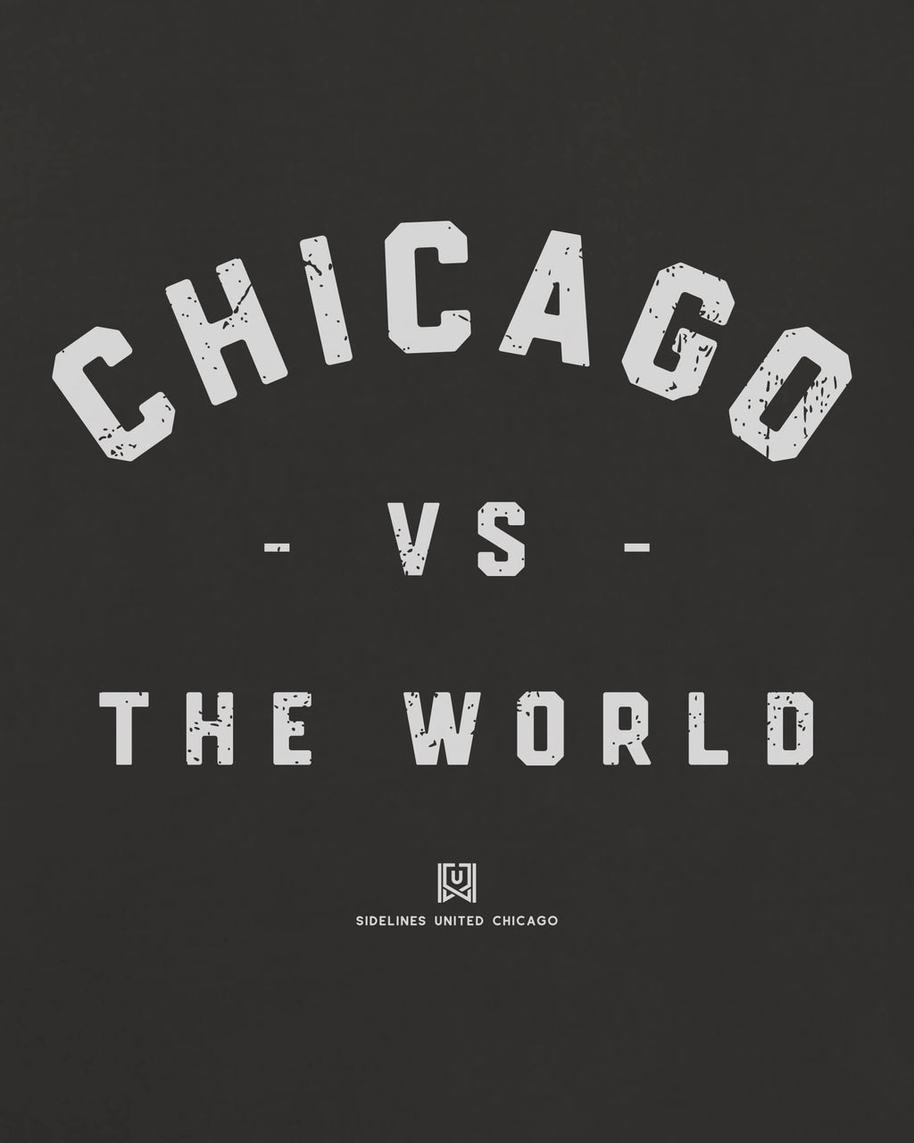 CHI VS the World Classic Tee - Washed Black / White - Zoom
