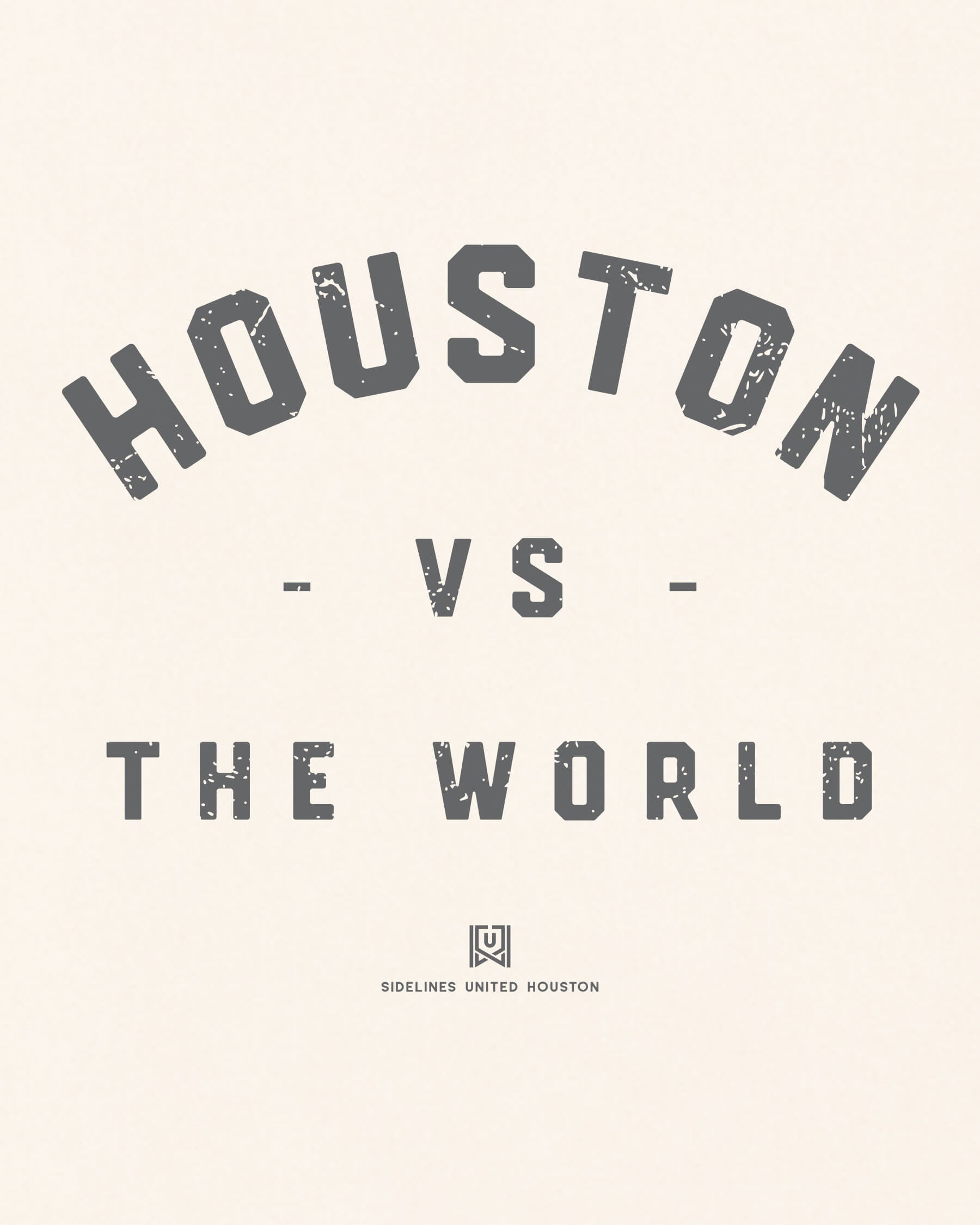 HOU VS the World Classic Tee - Vintage White - Zoom
