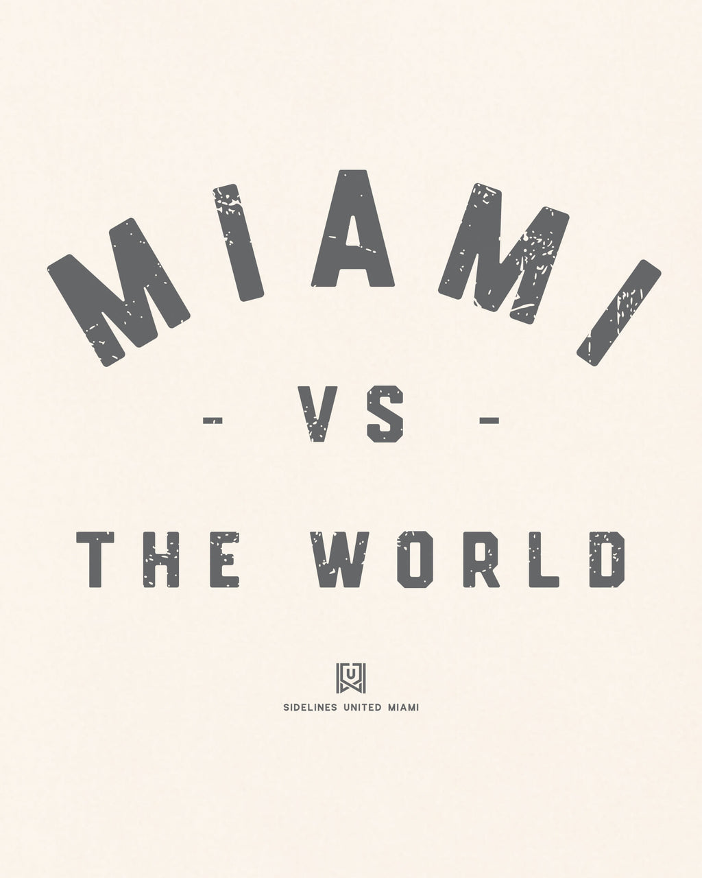MIA VS the World Classic Tee - Vintage White - Zoom