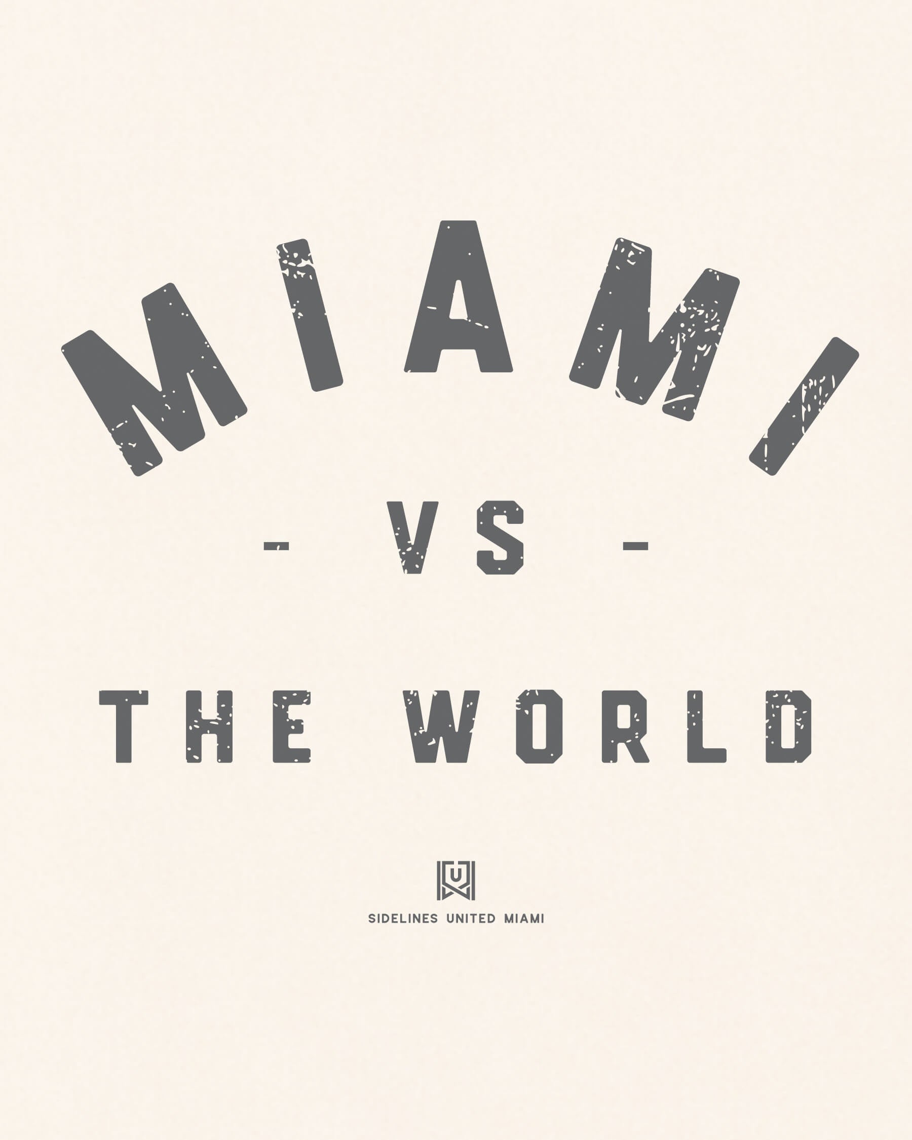 MIA VS the World Classic Tee - Vintage White - Zoom