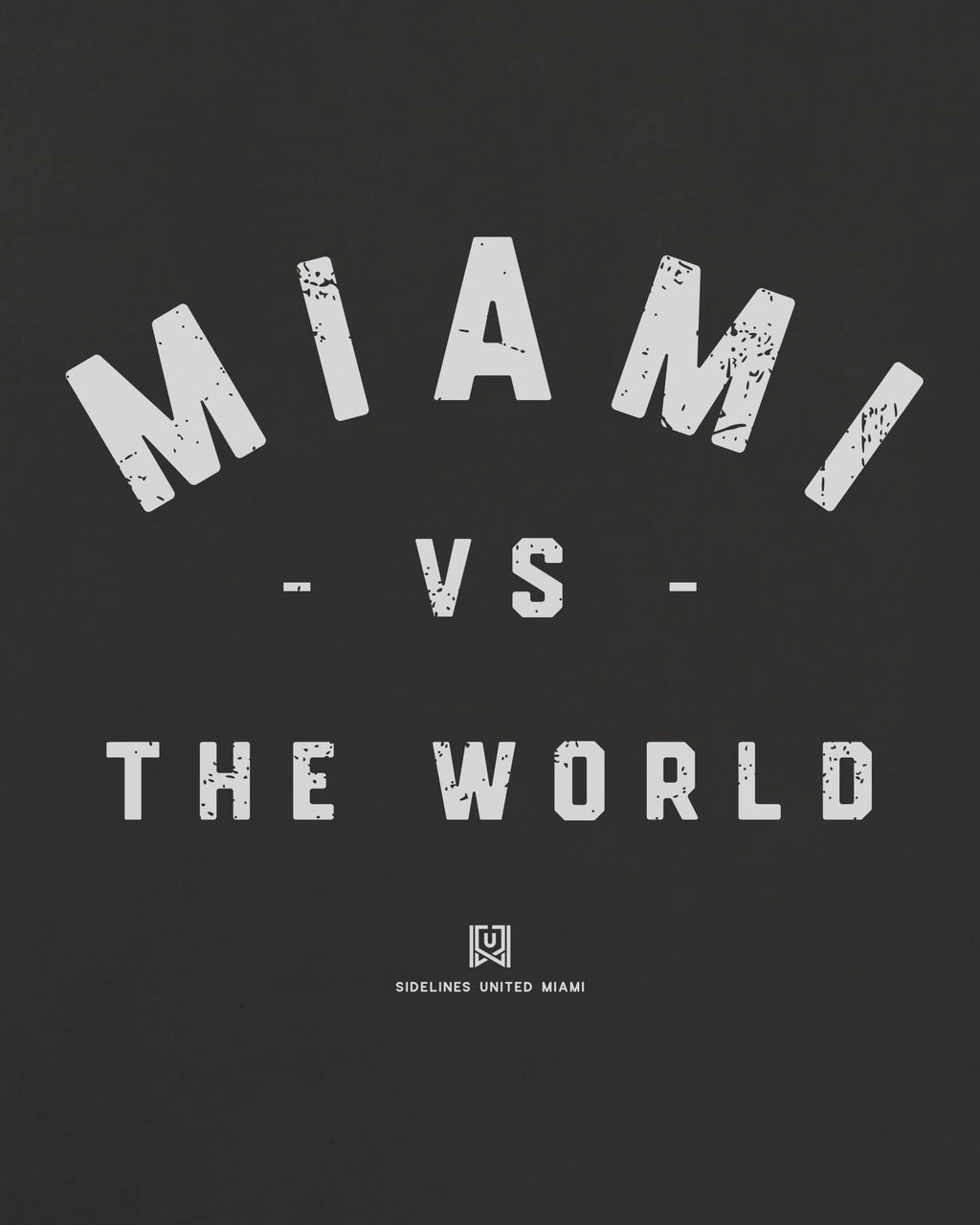 MIA VS the World Classic Tee - Washed Black / White - Zoom
