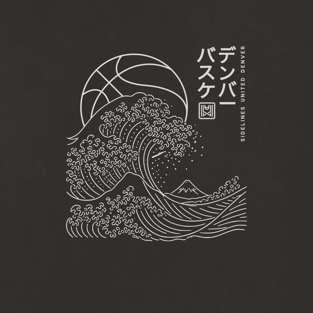 DEN Wave Black Tee
