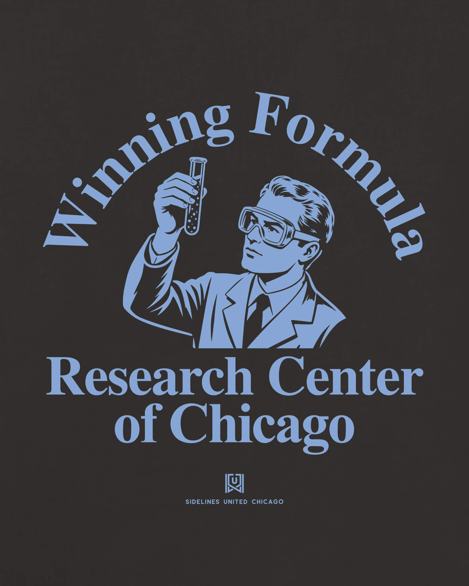 CHI Winning Formula Tee - Washed Black / Blue - Zoom