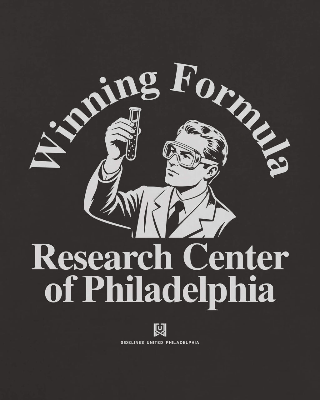 Philly Winning Formula Tee - Washed Black / White - Zoom