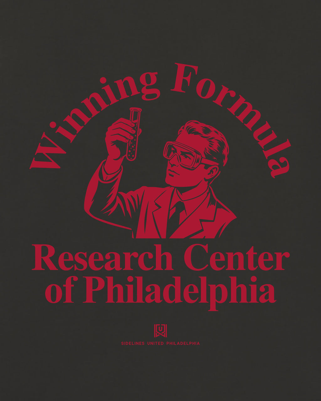 Philly Winning Formula Tee - Washed Black / Red - Zoom