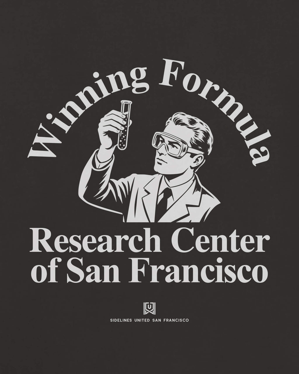 SF Winning Formula Tee - Washed Black / White - Zoom