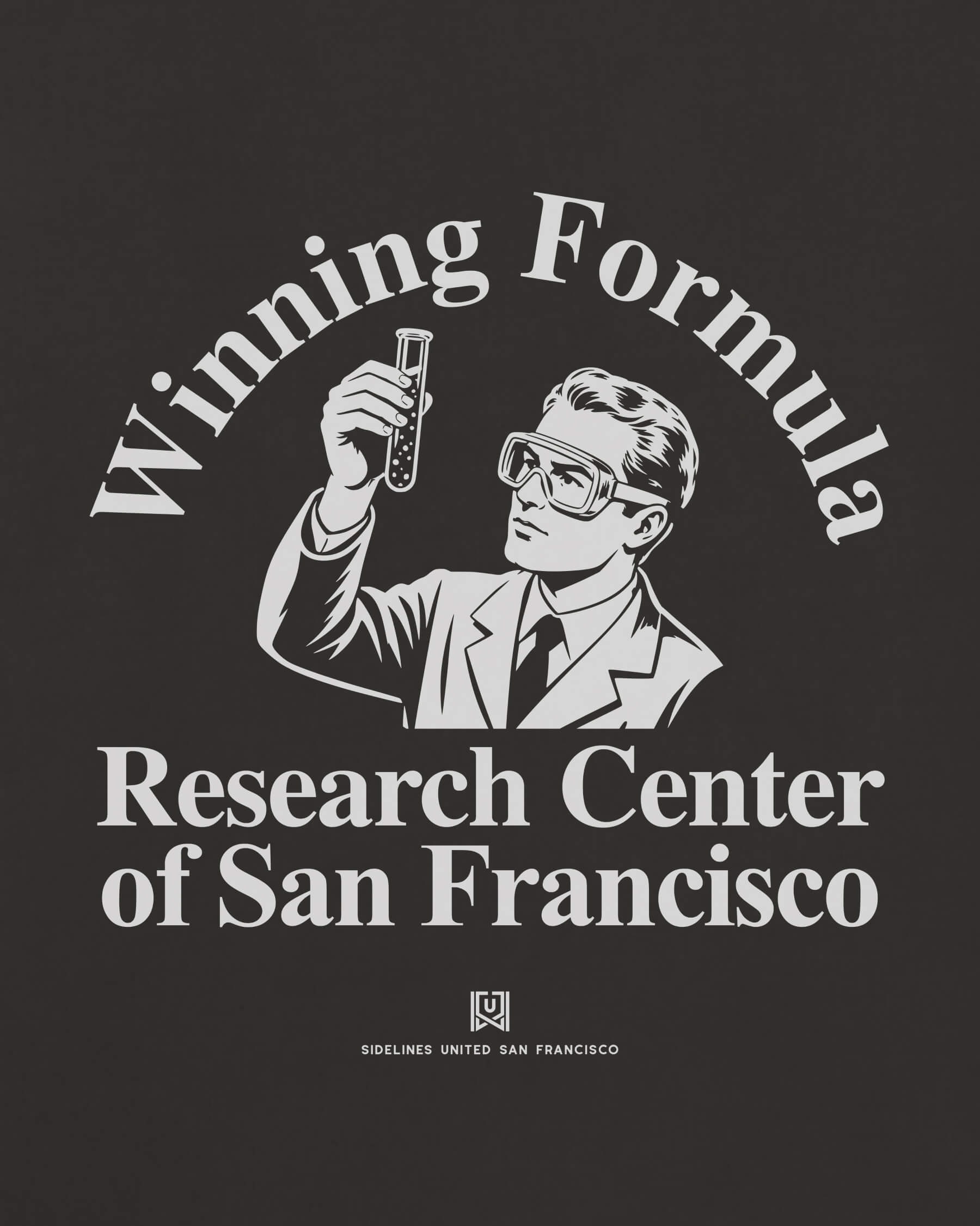SF Winning Formula Tee - Washed Black / White - Zoom