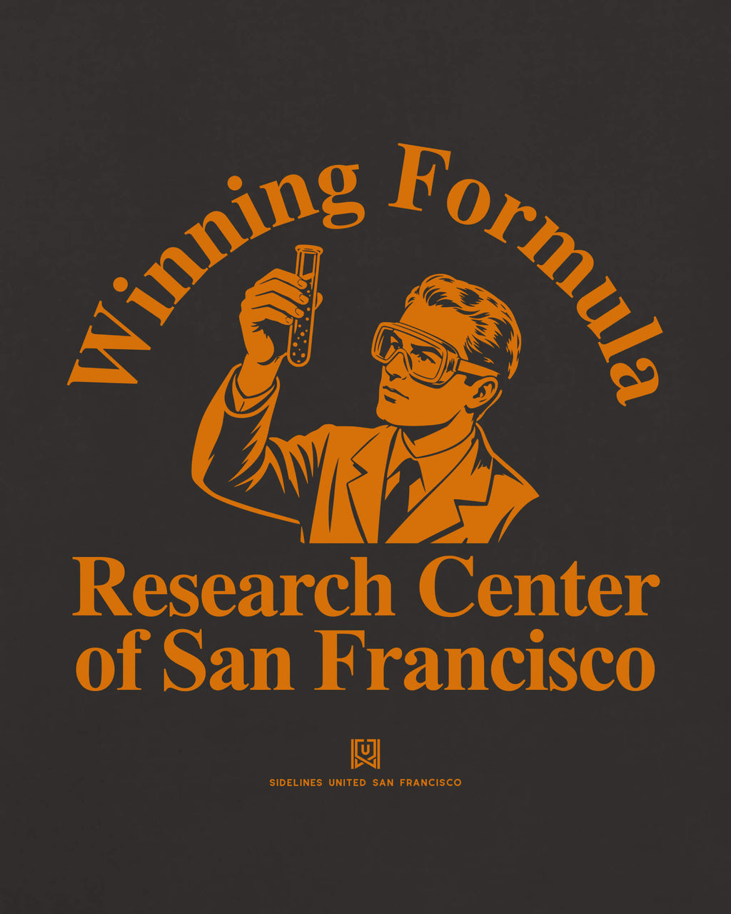 SF Winning Formula Tee - Washed Black / Orange - Zoom