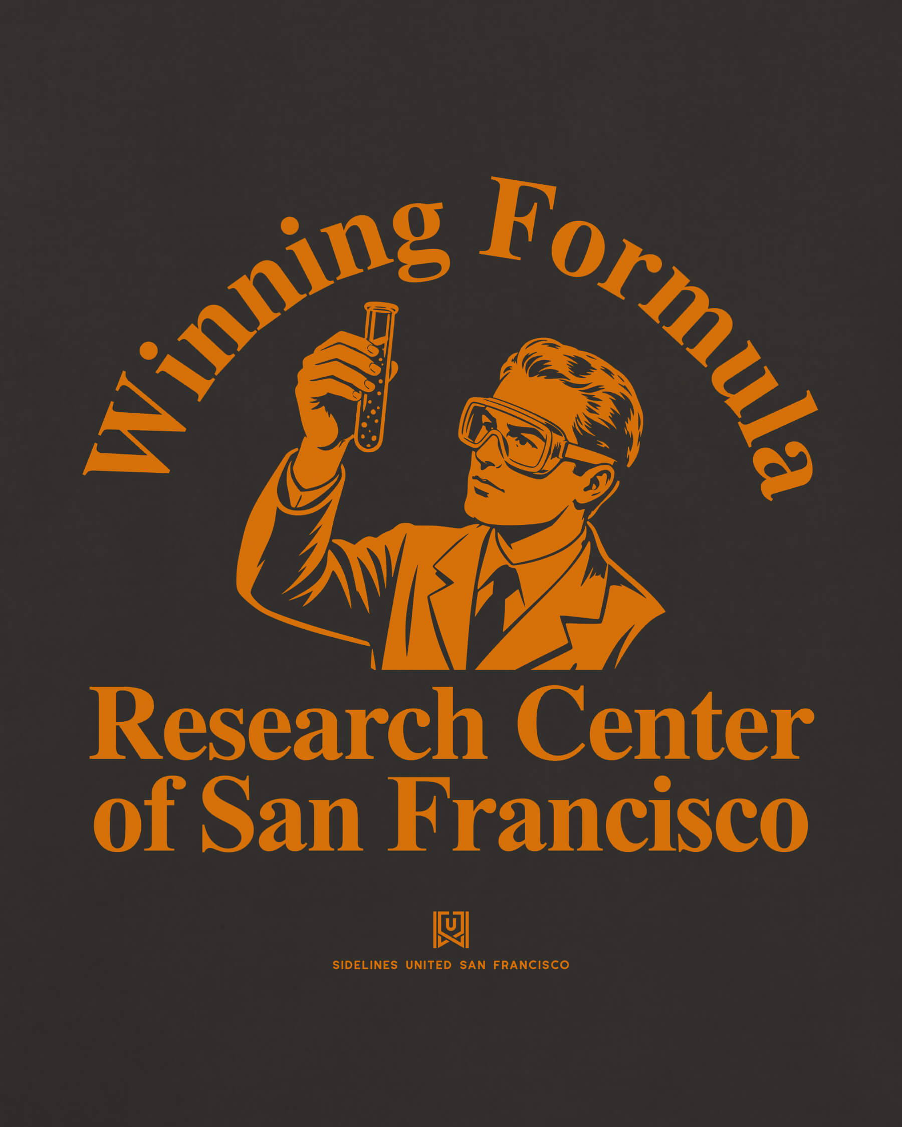 SF Winning Formula Tee - Washed Black / Orange - Zoom