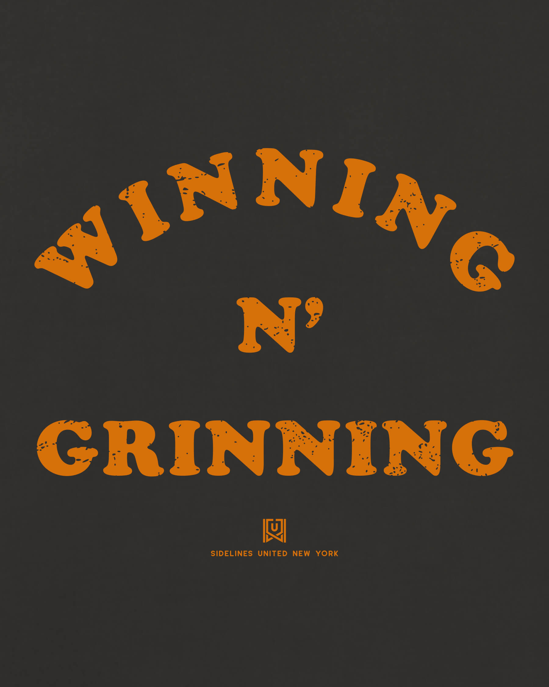 Winning N Grinning NBA New York Team On Washed Black zoom