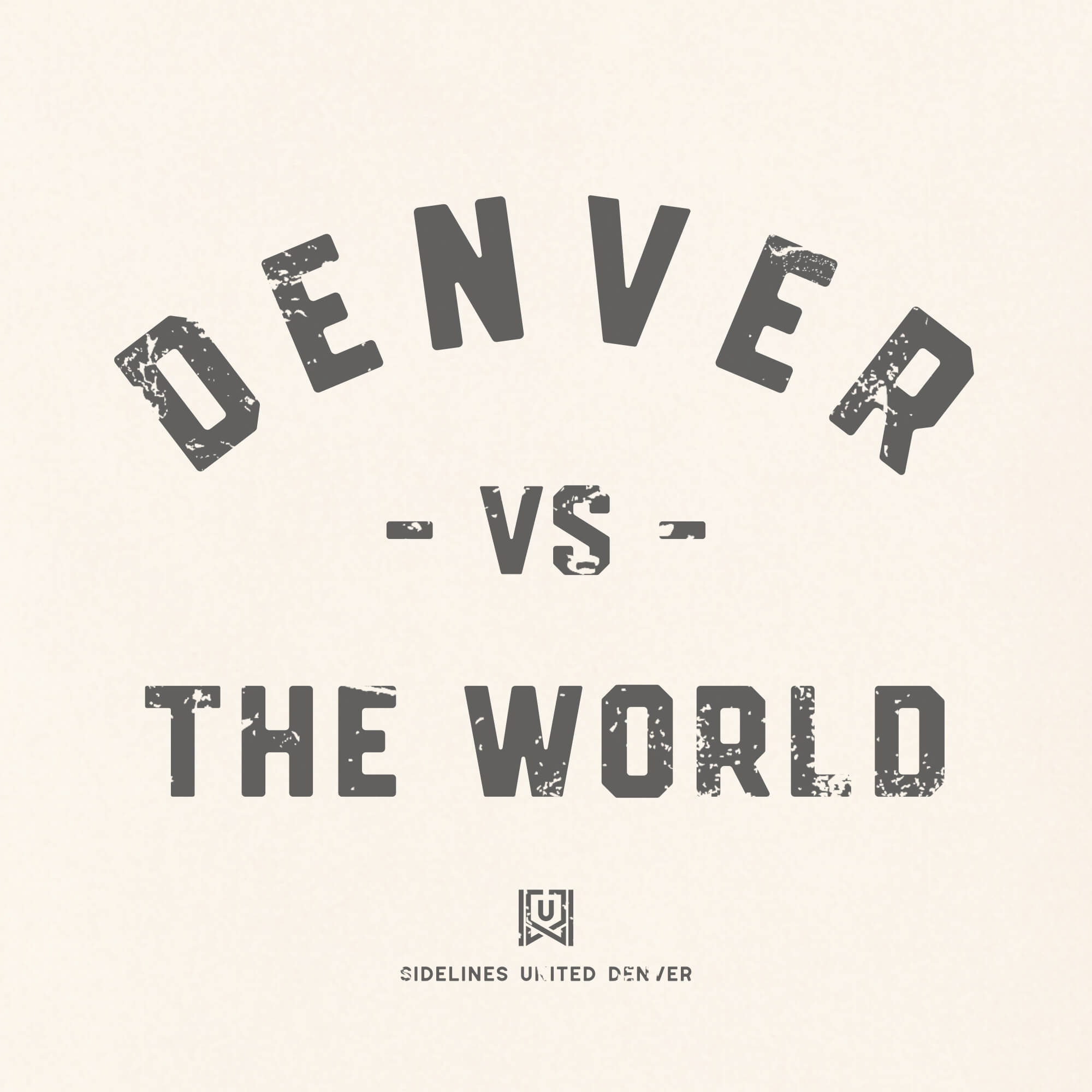 DEN vs the World Vintage White Tee