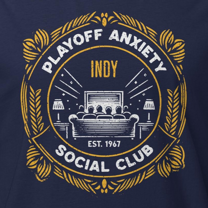 IND Playoff Anxiety Social Club Seal Tee